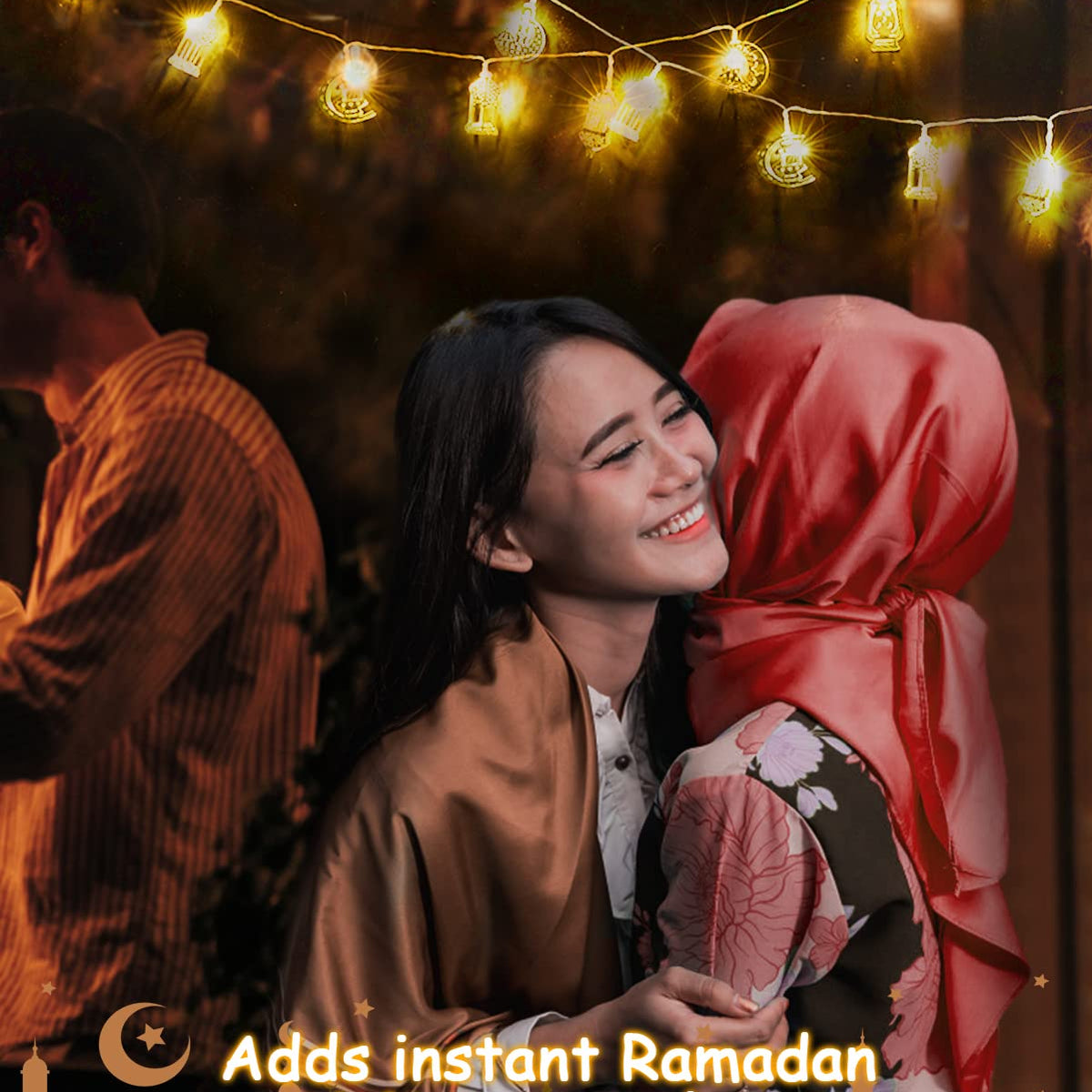 Ramadan Eid String Light - 9.8 ft 20 LEDs Mubarak String Light, Muslim ...