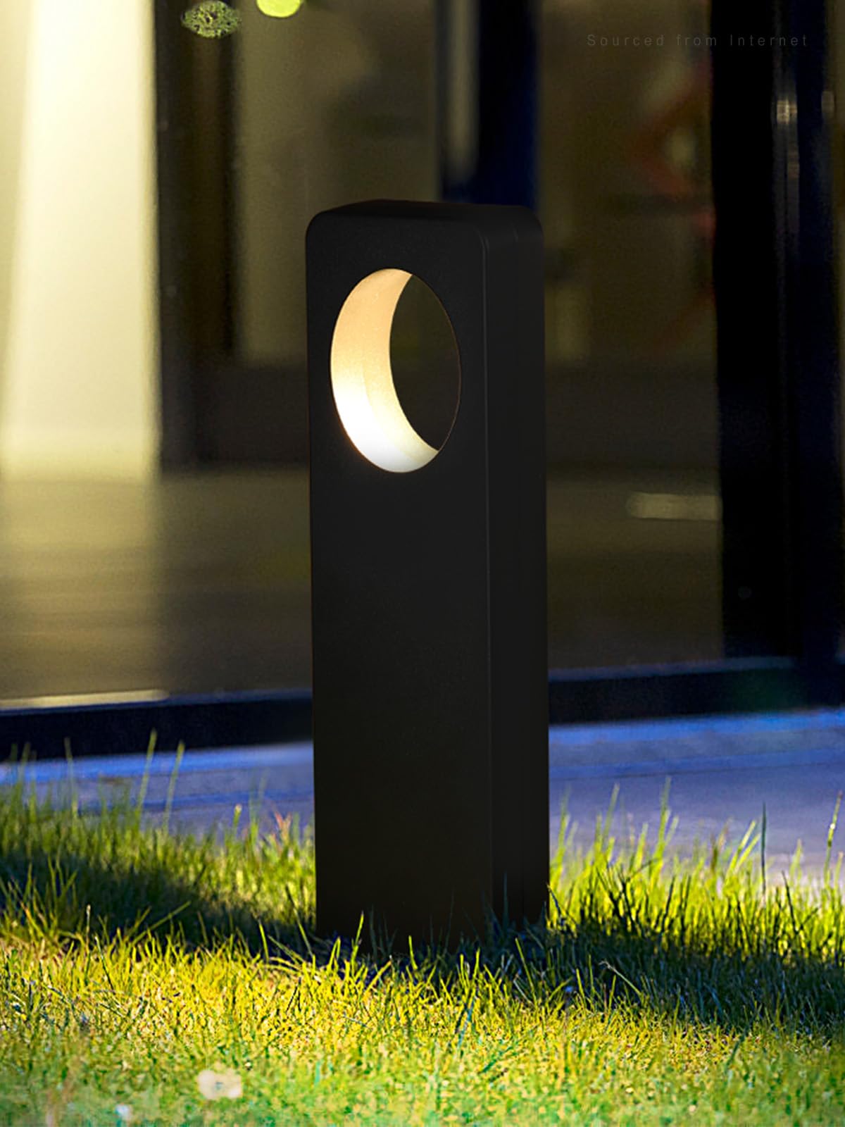 LEONLITE LED Pathway Lights, 12V Low Voltage, Aluminum, Anti Glare, Warm White 3000K, Black, Pack of 4, Model 68293