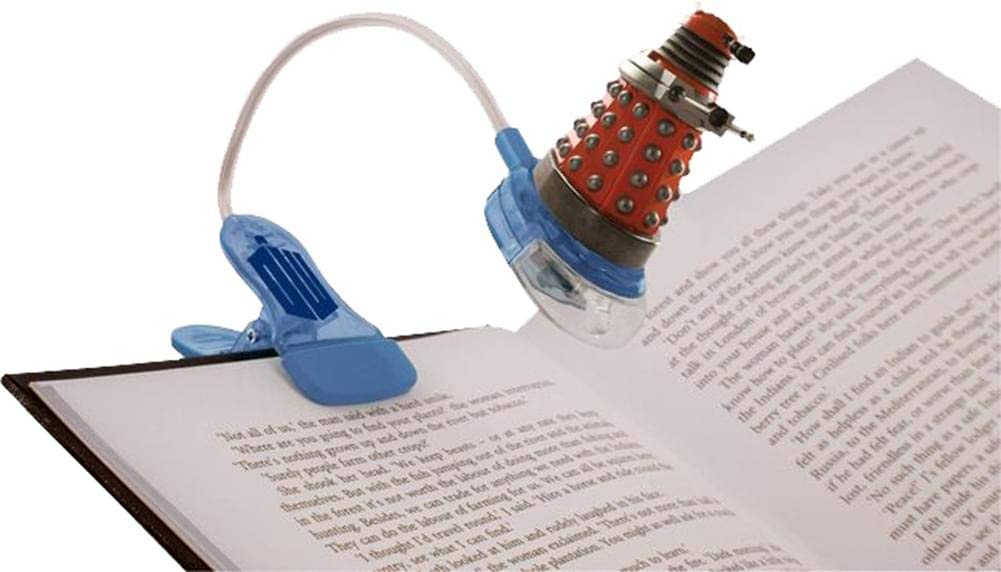 Doctor Who Clip On Book Light, Plastic Material, Red Color, Model B0041D7WLM