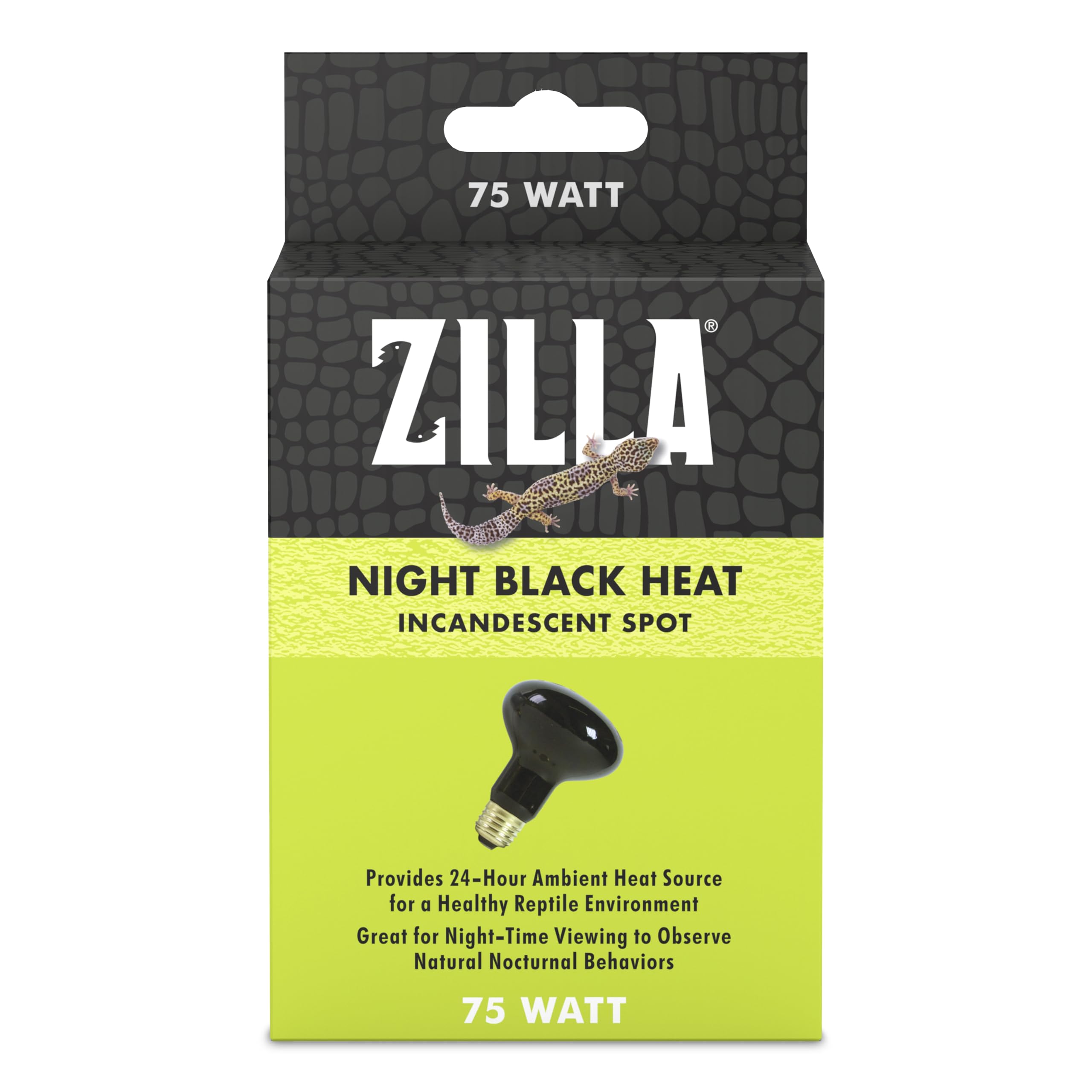 Zilla Incandescent Spot Bulb For Nocturnal Reptiles - Night Black, 1 Count