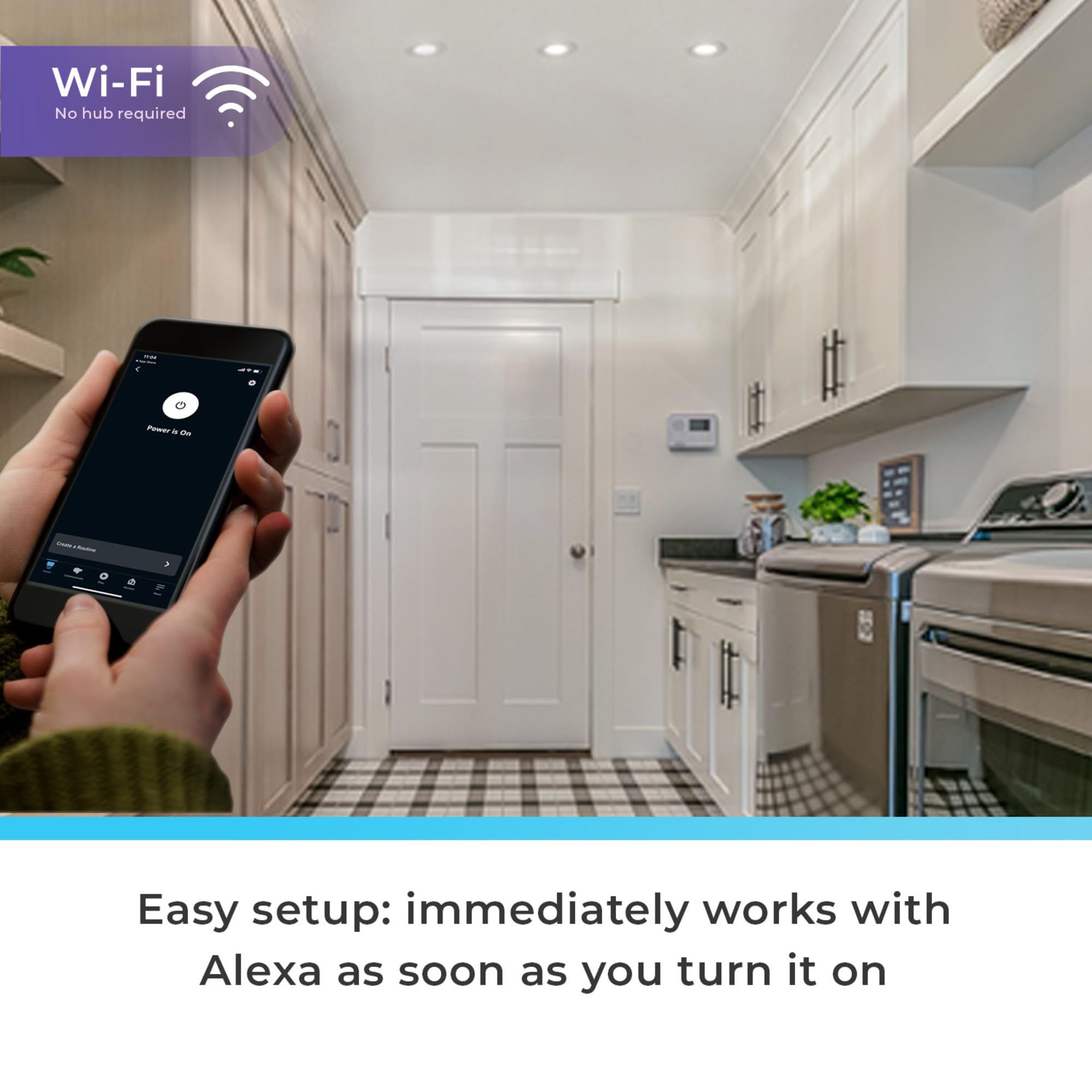 Globe Electric 50594 Works With Alexa Only Wi-Fi Smart Multicolor Changing Rgb Tunable White Frosted Led Light Bulb, Voice Activ