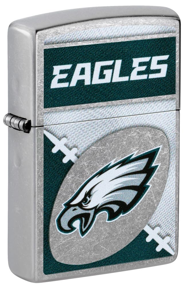Zippo Nfl Philadelphia Eagles Street Chrome Pocket Lighter