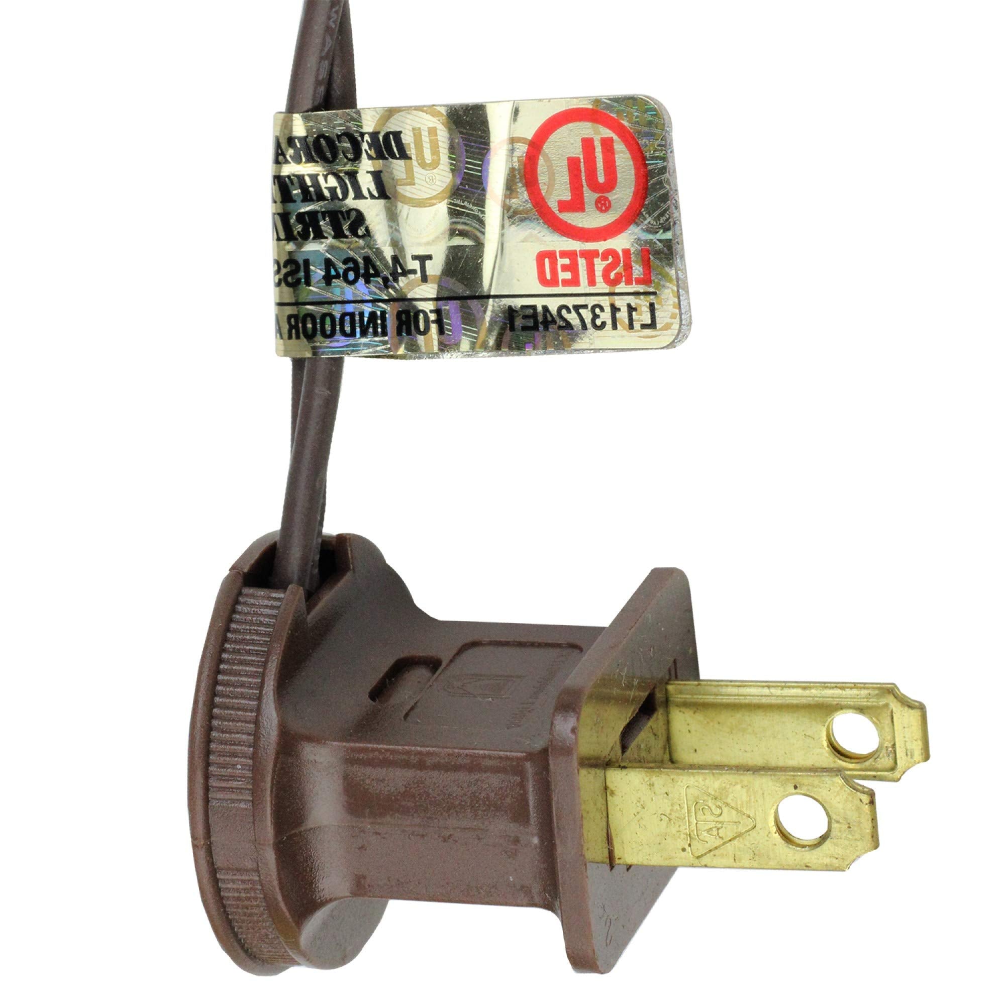 Northlight 300-Count Clear Mini Christmas Lights Set, 61 Brown Wire, Glass