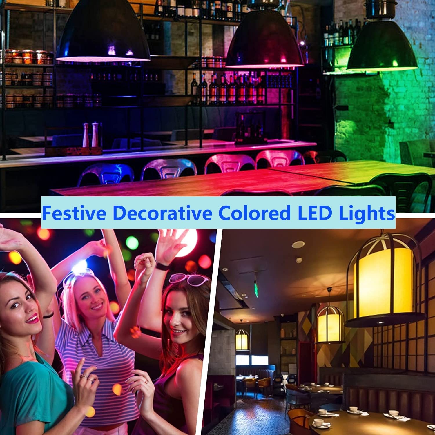 2 Pack Led A19 Orange Light Bulb  9W (60Watt Equivalent)  E26 Medium Base Led Orange Bulb  Colored Light Bulb For Halloween Christmas  Party Decoration  Porch  Home Lighting (Orange Light)