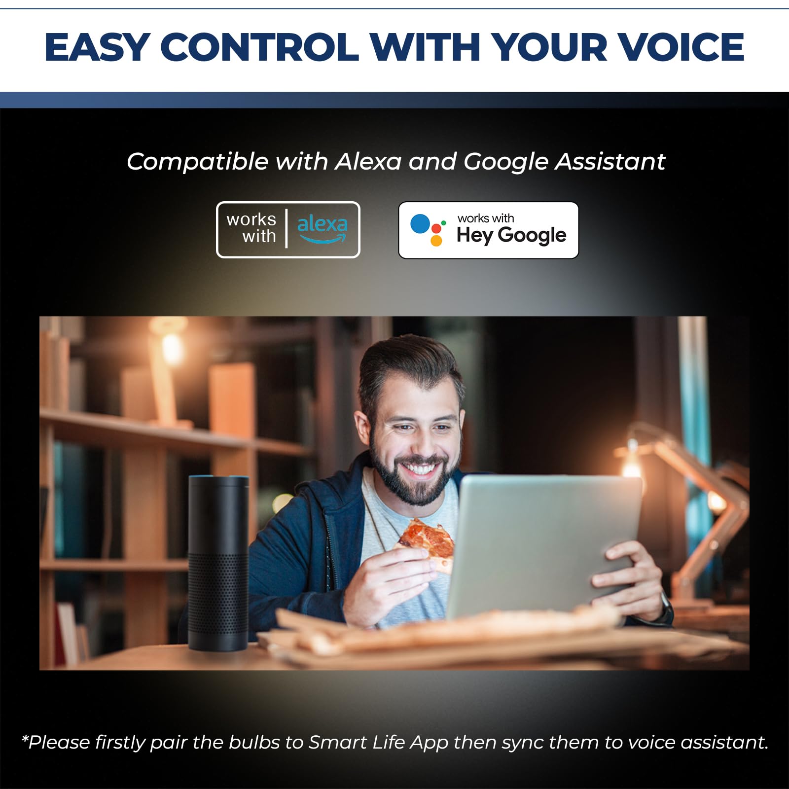 Lightinginside Smart Candelabra Led Bulbs 60 Watt Equivalent, 500Lm 6W, E12 Led Bulb Compatible With Alexa/Google Assistant/Smart Life, Rgbcw Candle, No Hub Required, 2.4G Wifi Only, Etl Listed, 4Pcs