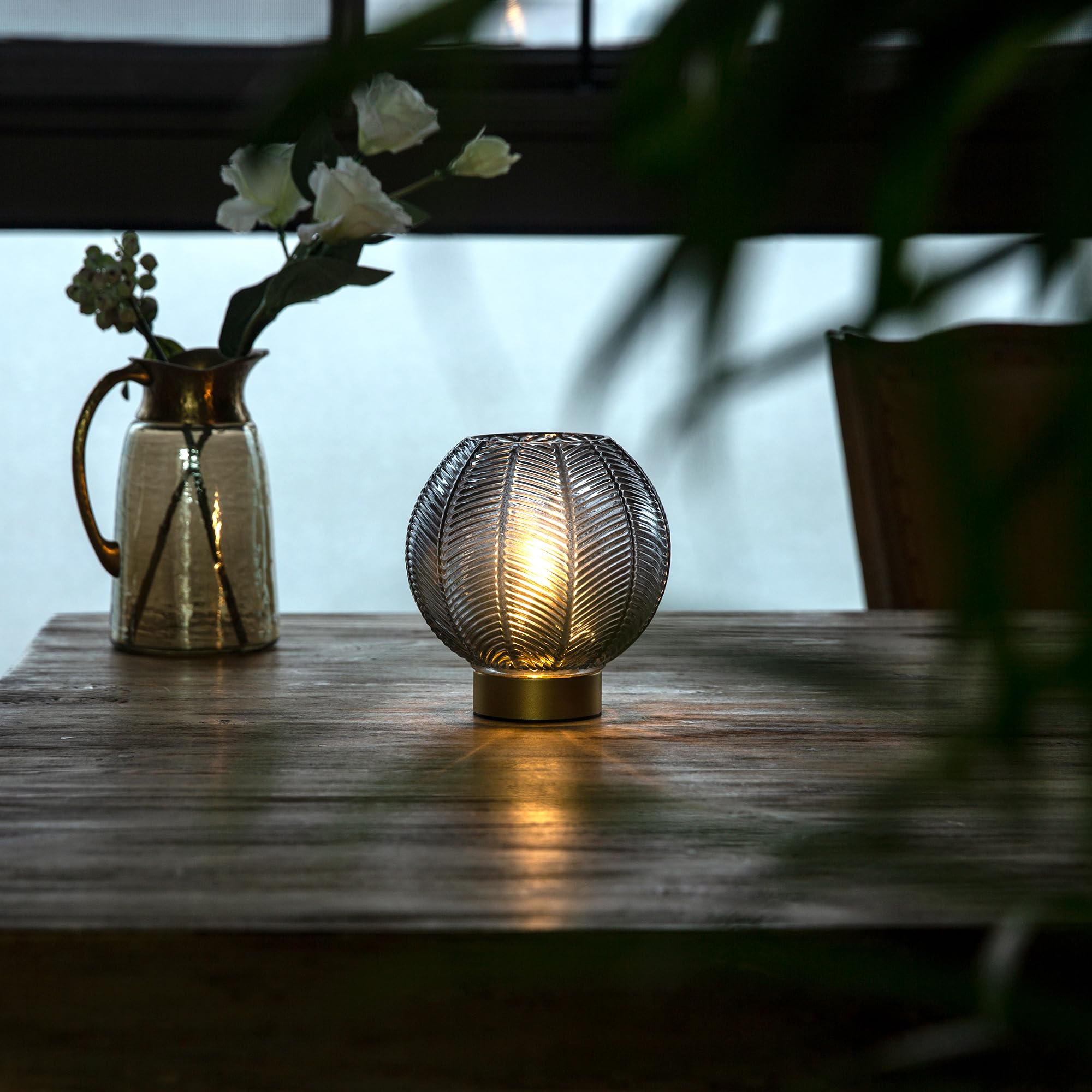 Battery Operated Lamp With Timer, Table Lamp Battery Powered, Small Cordless Bedside Lamp For Living Room Battery Lamp For Bedro