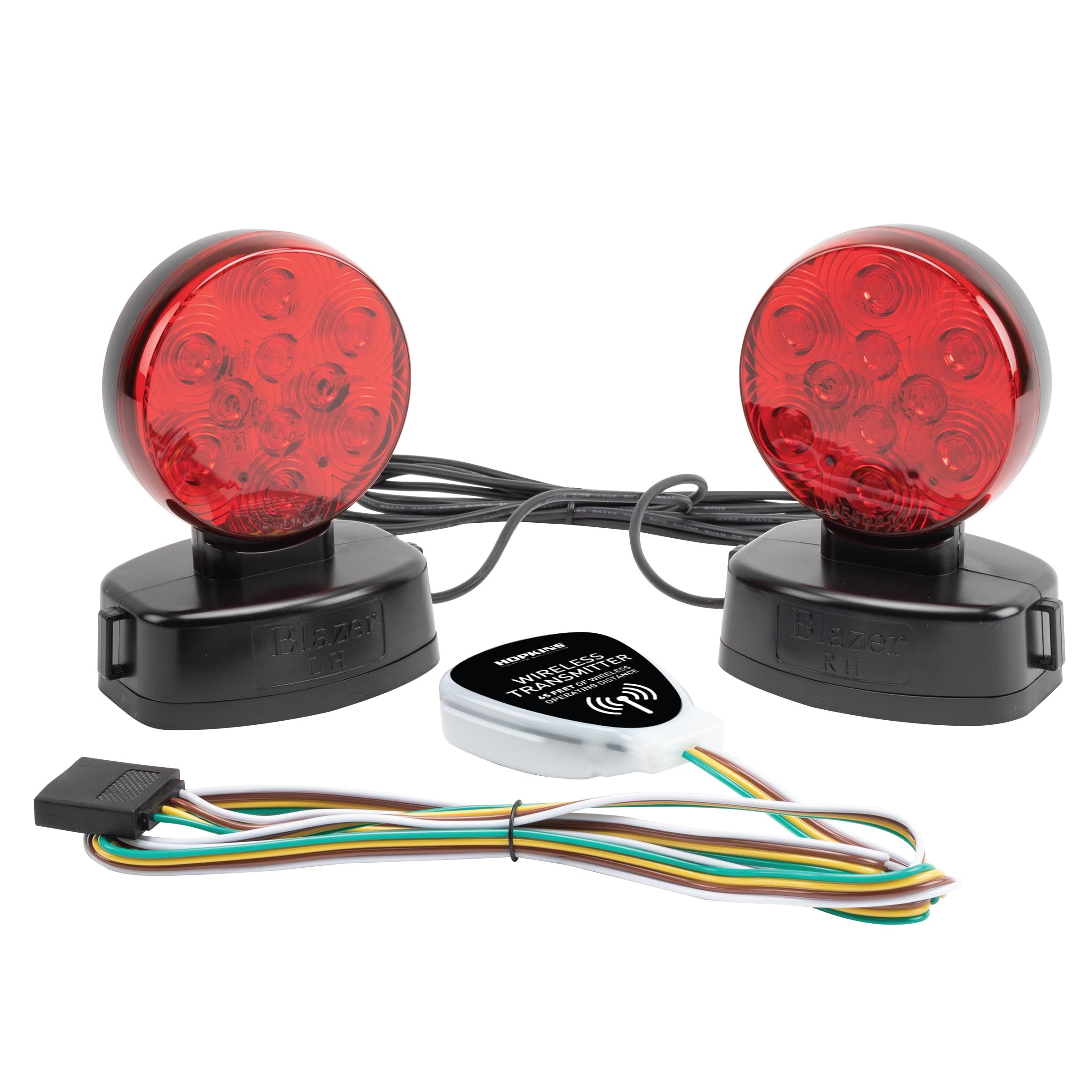 Blazer International C6304 Led Wireless Magnetic Trailer Towing Light Kit
