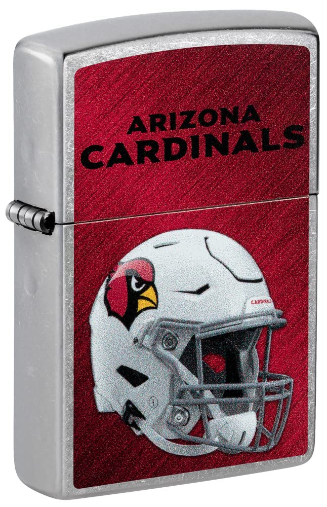 Zippo Nfl Arizona Cardinals Helmet Street Chrome Pocket Lighter