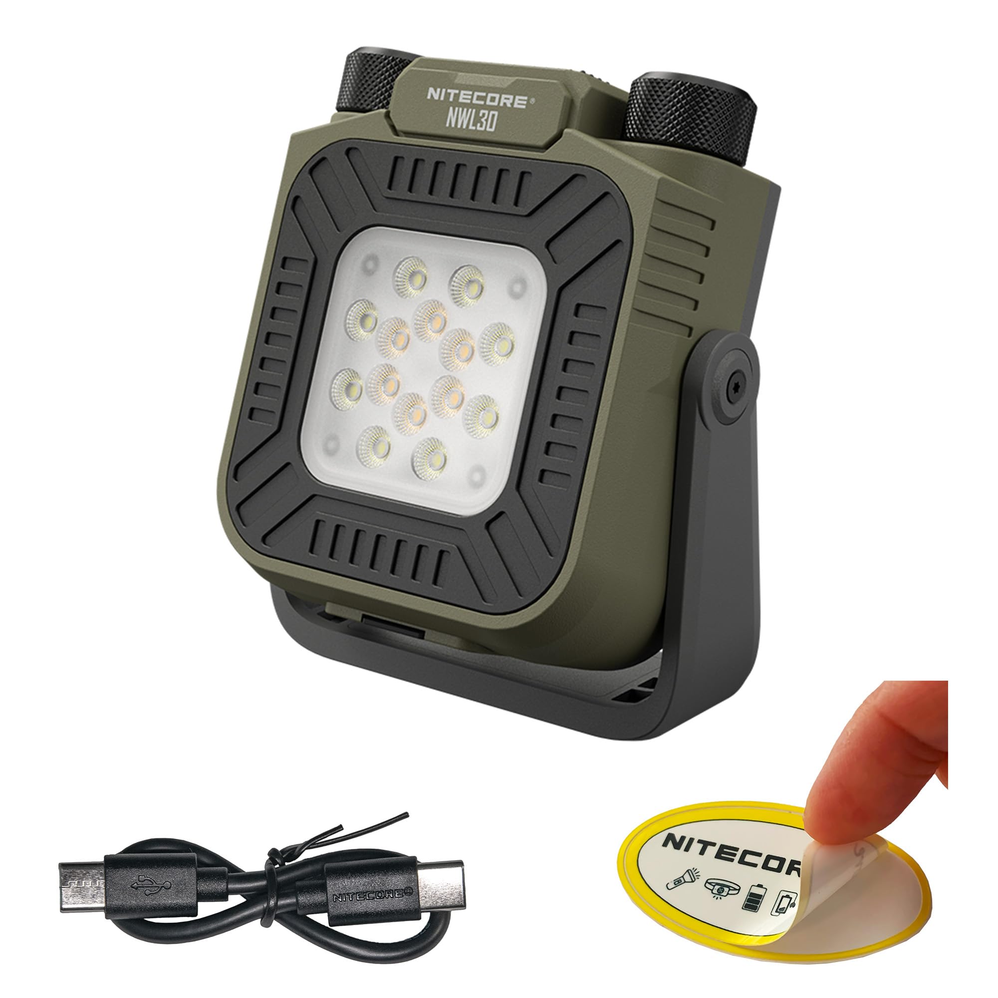 Nitecore NWL30 3000 Lumen USB-C Rechargeable Outdoor Lantern Work Light