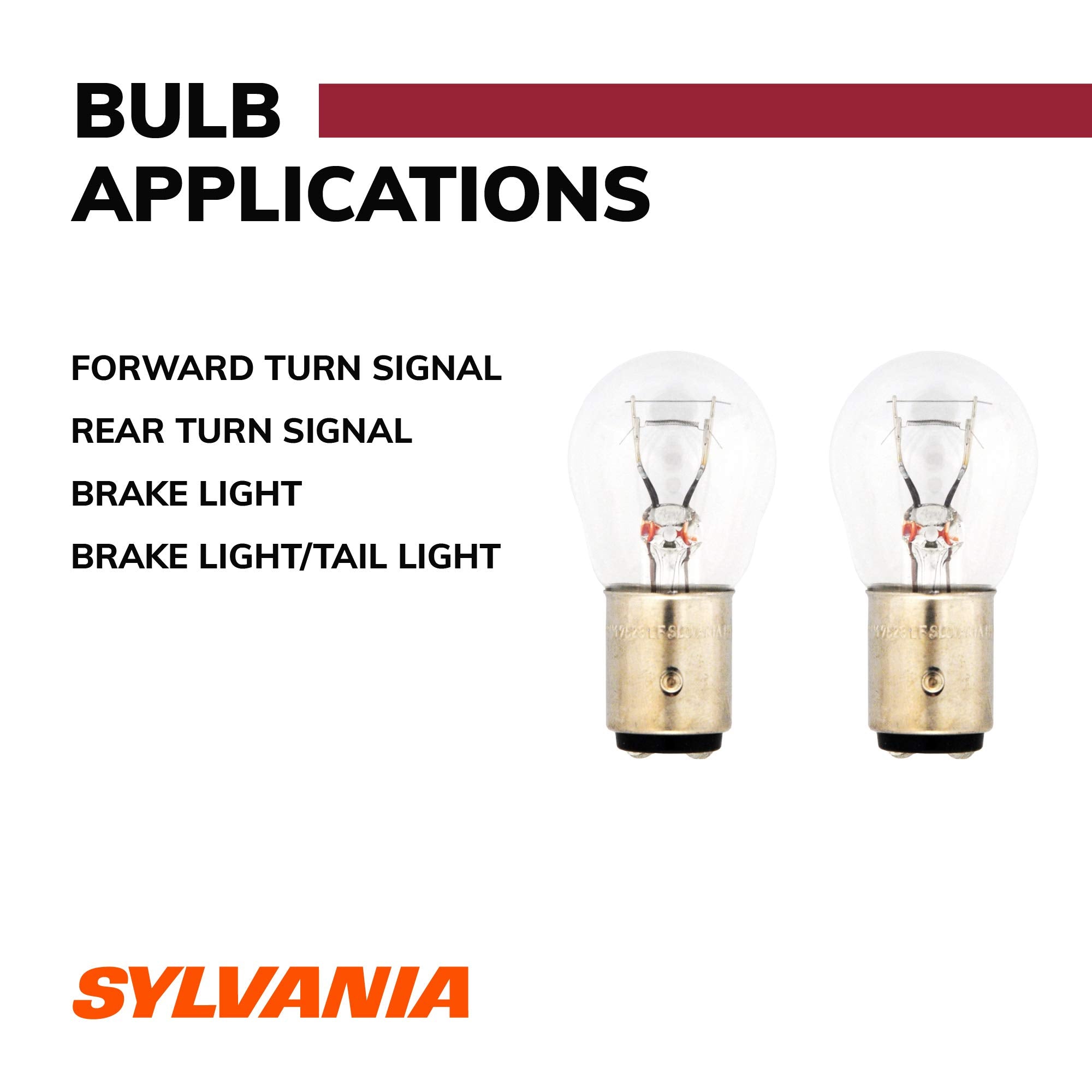 SYLVANIA 1157 Long Life Miniature Bulbs, 2 Count, Model 1157LL.BP2