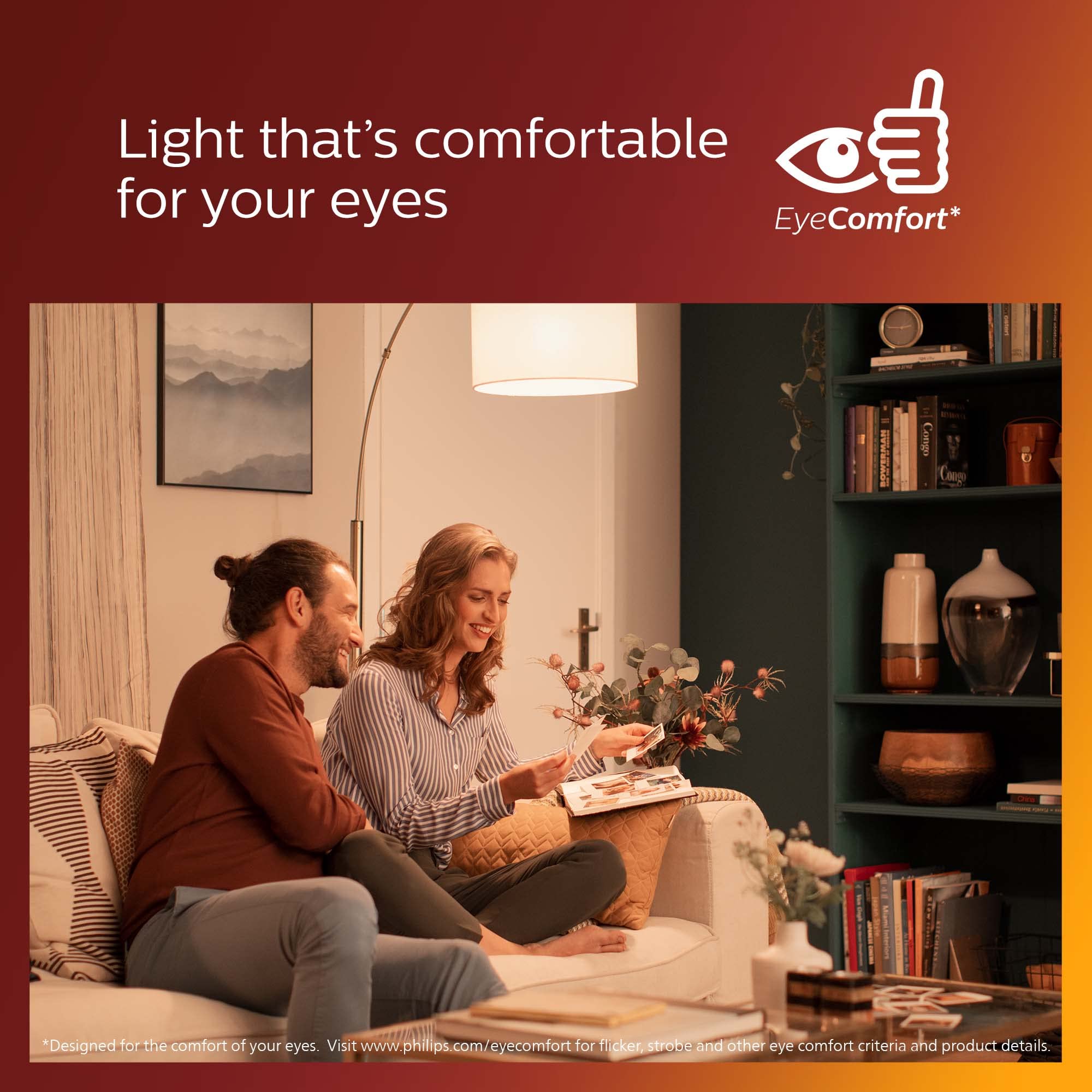 Philips LED Vintage Amber Spiral Bulbs, 6.5W=60W, 400 Lumen, Dimmable, 4-Pack, E26 Base, Model 565887