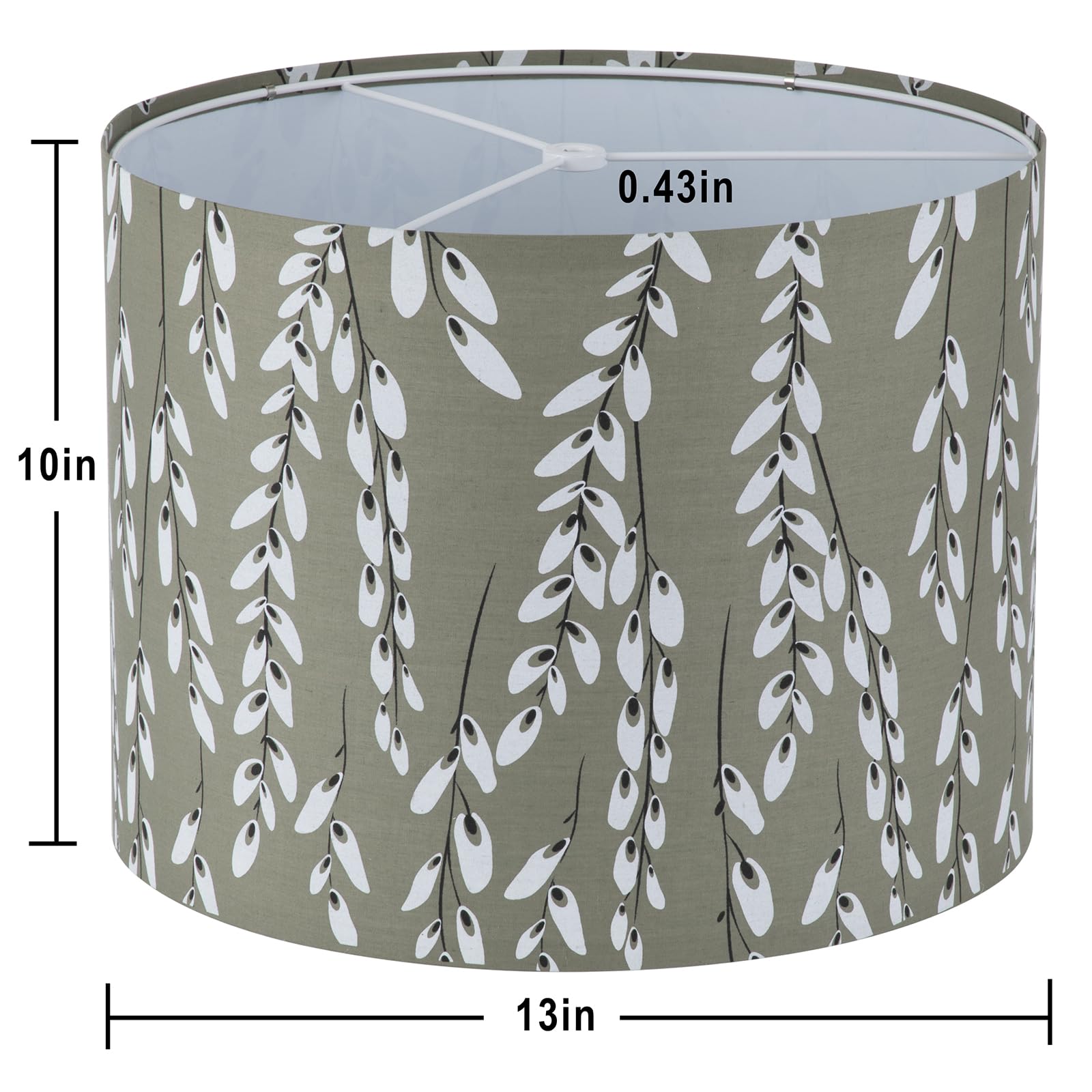 Lamp Shades Set Of 2, Drum Lampshades, Lampshade 10 Inches Height, Lampshades For Table Lamp, Floor Lamp, Pendant Light, Lamp Sh