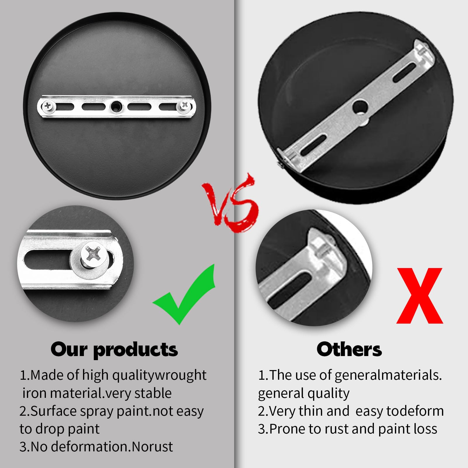 Sangle Sopffy Pendant Light Canopy Kit  5 1/8 Inches Ceiling Lighting Canopy Kit With All Mounting Hardware Modern Chandelier Ceiling Plate Cover For Pendant Lighting Fixtures (Copper Gold  5.8 Inch)