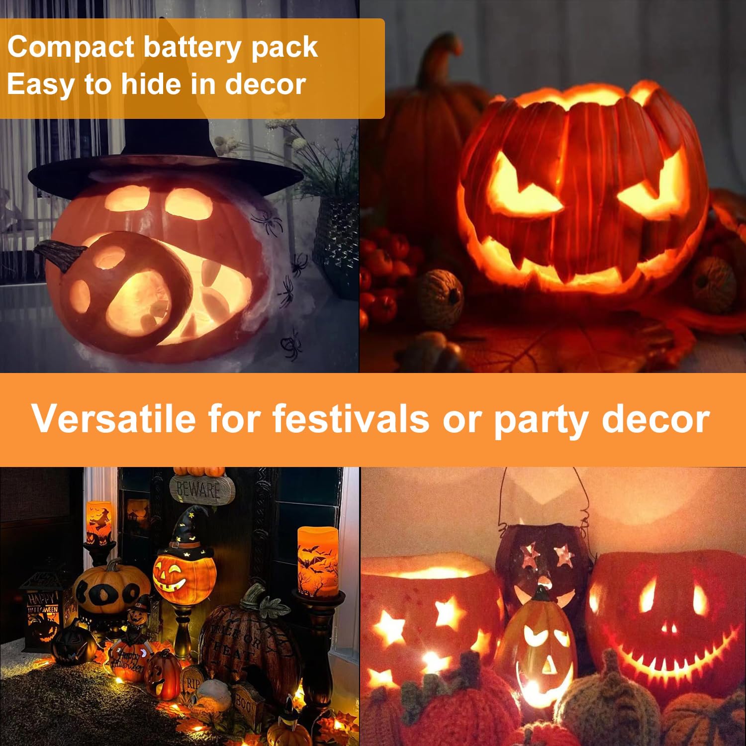 Ledikon 18 Pack Fairy Lights Battery Operated String Lights-3.3Ft 20 Led Silver Wire Warm White Firefly Mini Lights For Wedding,Party,Diy Crafts,Mason Jars,Centerpiece Table Decorations