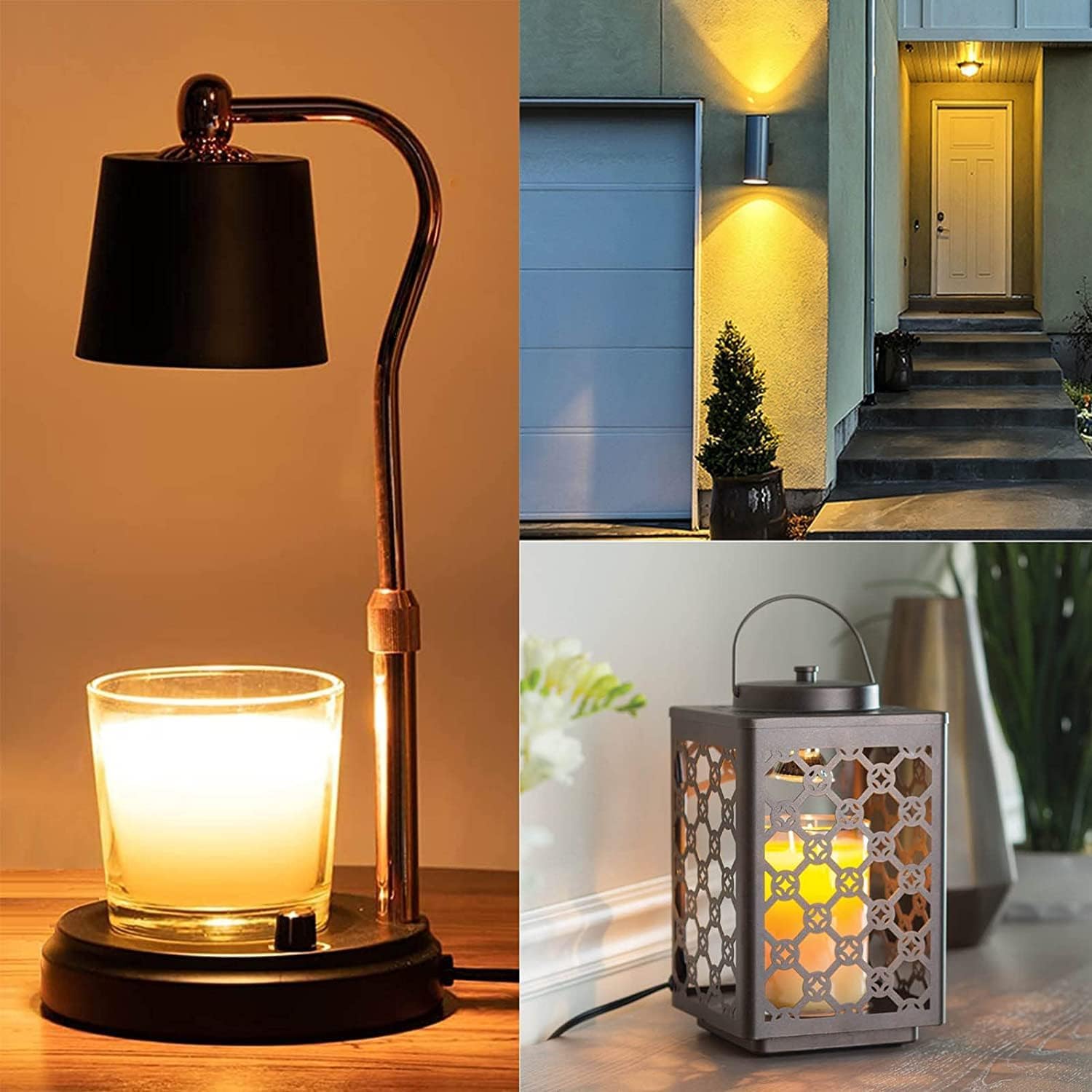 BXXKXMC Halogen Bulb 25W GU10 Warm White Glass Candle Warmer Replacement (4 Pack) Dimmable for Wax Melt & Track Lighting