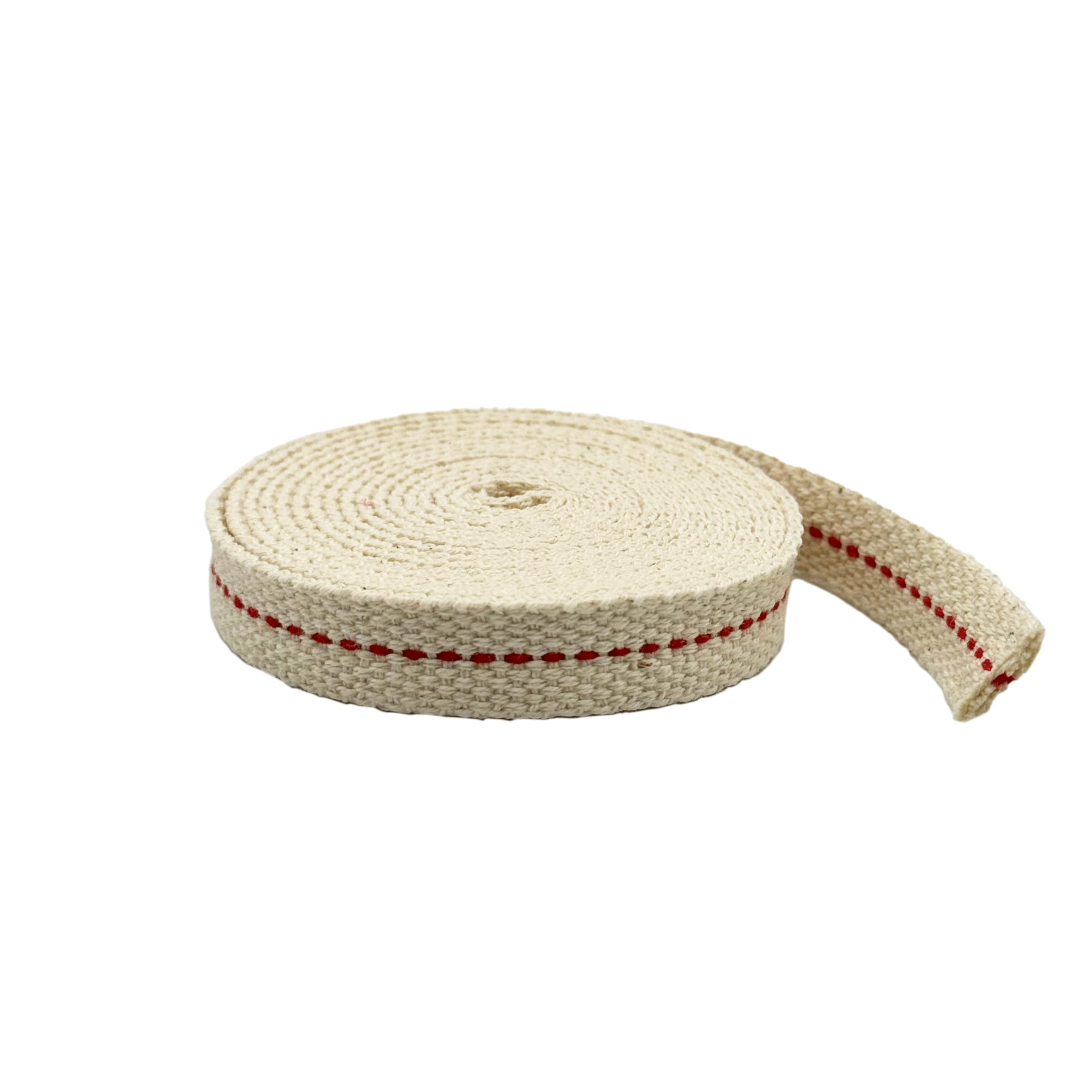 LIGHT OF MINE Cotton Flat Wick 1/2in Inch 6 Foot Roll for Lanterns & Oil Lamps, Model f-1762