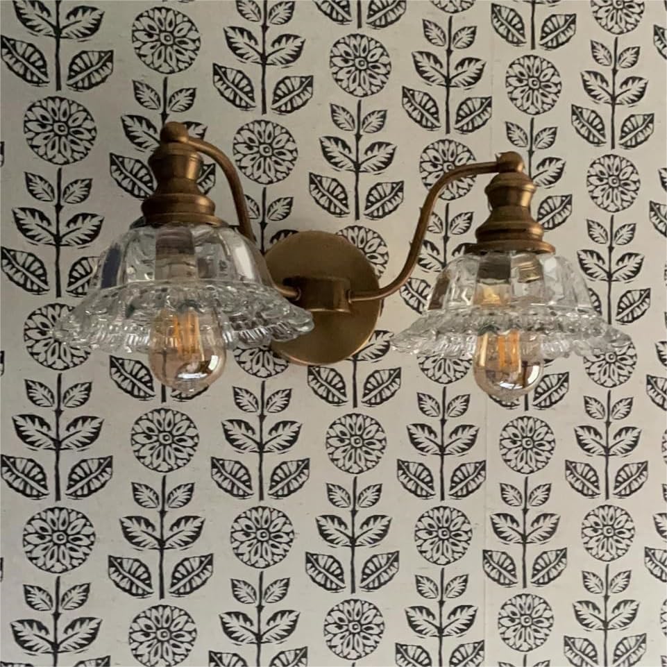 Xiedun Bathroom Vanity Lights Over Mirror Vintage Bathroom Light Fixtures 2 Light Brass Vanity Lights For Vanity Lighting Fixtur