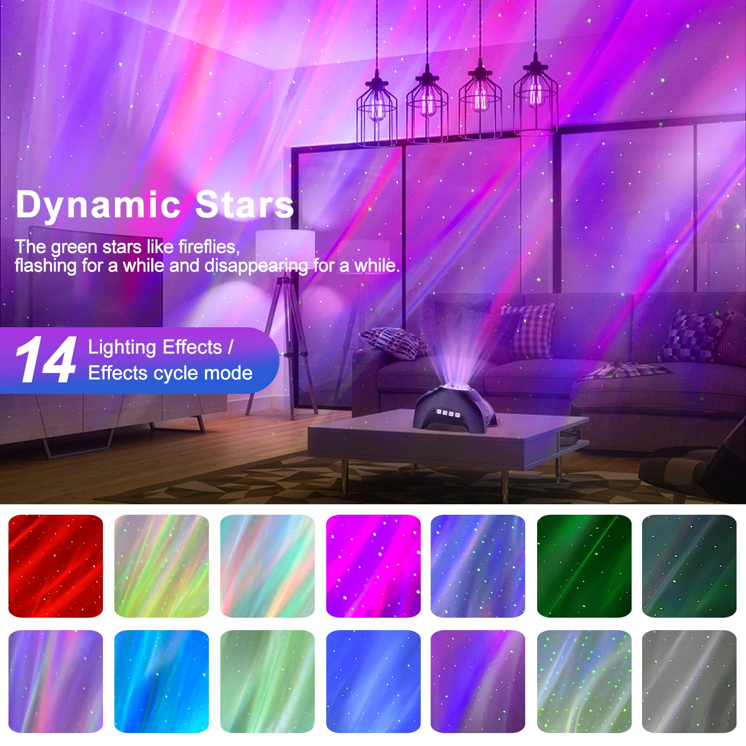 Star Projector  Cimelr Northern Galaxy Aurora Lights Projector With 33 Light Effects Bluetooth Speaker & White Noise  Remote Control Night Light For Bedroom  Room Decor  Party  Gift For Kids mature-themeds