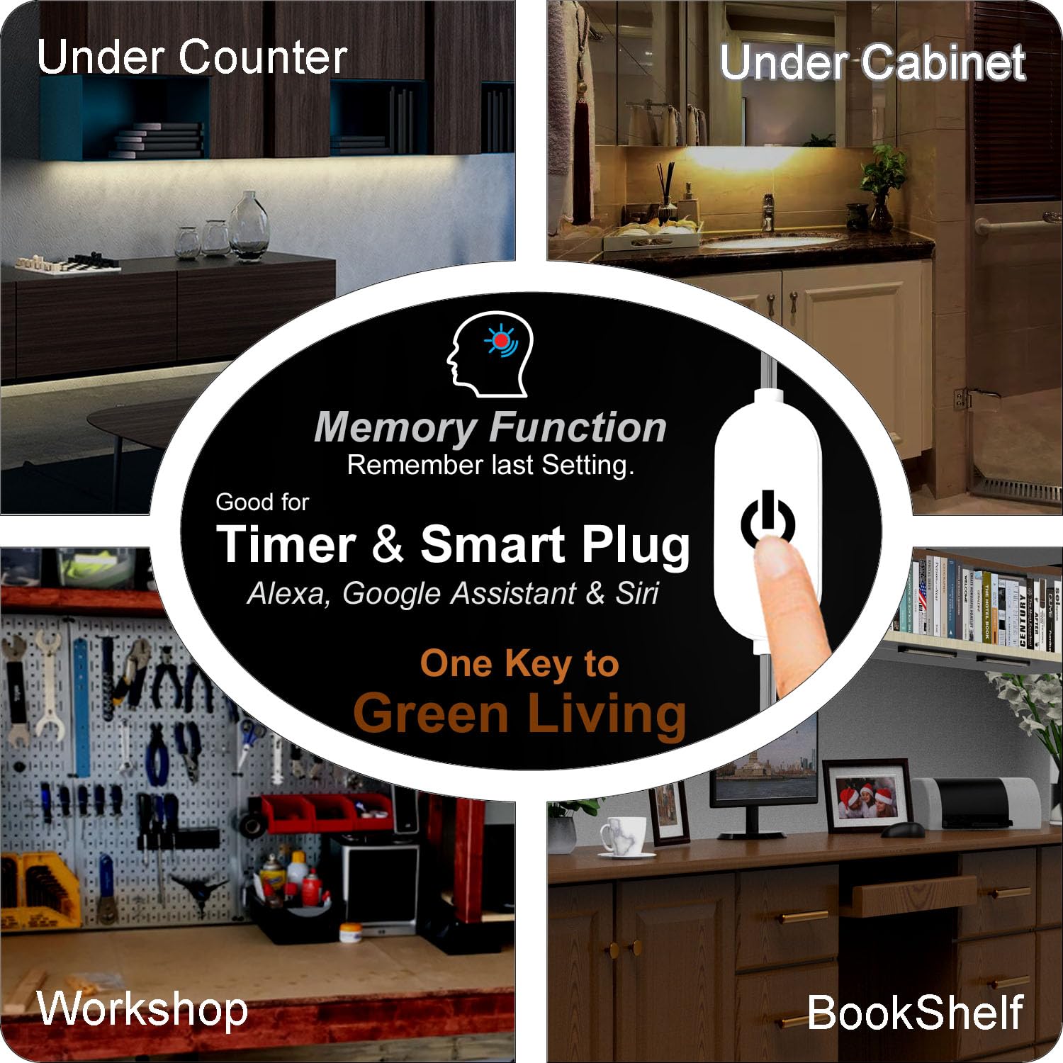 Ebd Led Under Cabinet Lights Hardwired Built-In Adjustable Cable Midway Input Under Counter Lights For Kitchen Sink Light 3 Pcs 1350 Lm 6500K Super-Bright For Closet Shelves Shelf Locker & Bookcase