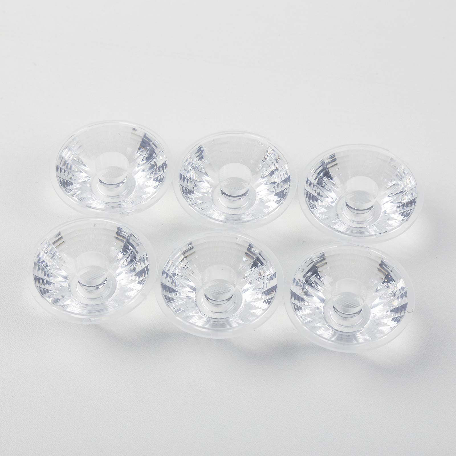 Acrylic Lens, Without Bracket - Focusing Led Lens Use For Led Beads, Chip, Lamp Bulb Focus - 25 Degree F35Mm (Pack Of 20)