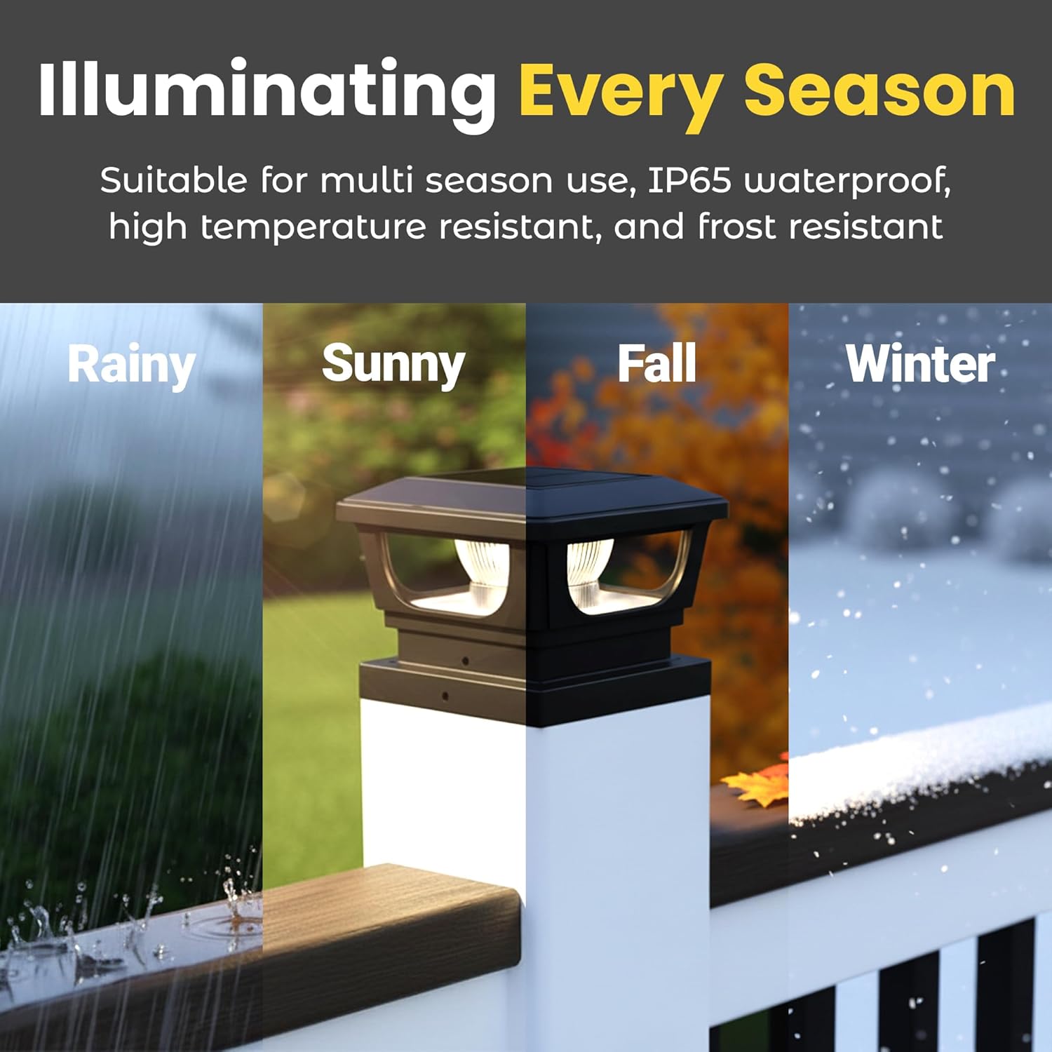 Solar Post Cap Lights BICSGL-12