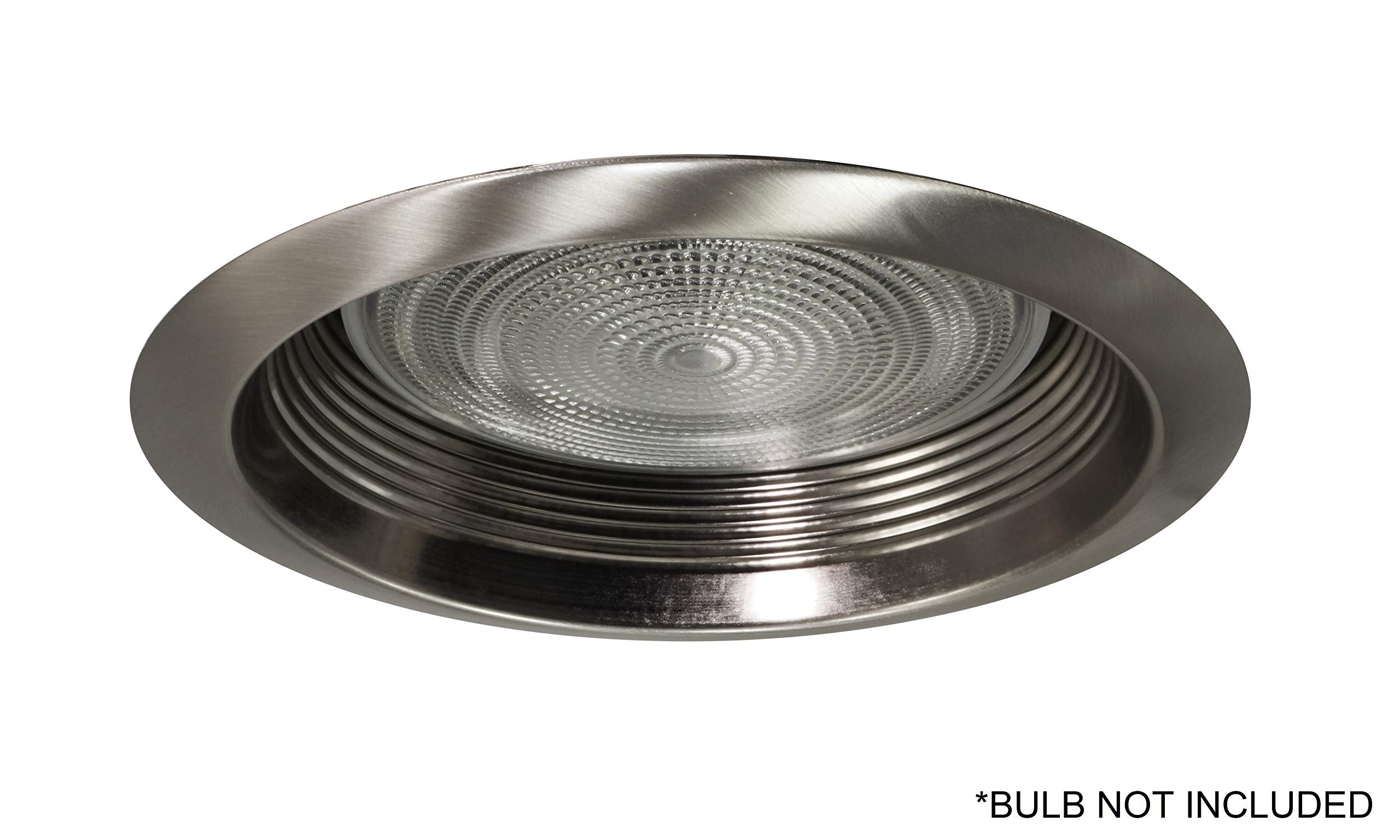 Nicor Lighting 6 Inch Nickel Airtight Cone Baffle Trim  Fits 6 Inch Housings (17550Ank)