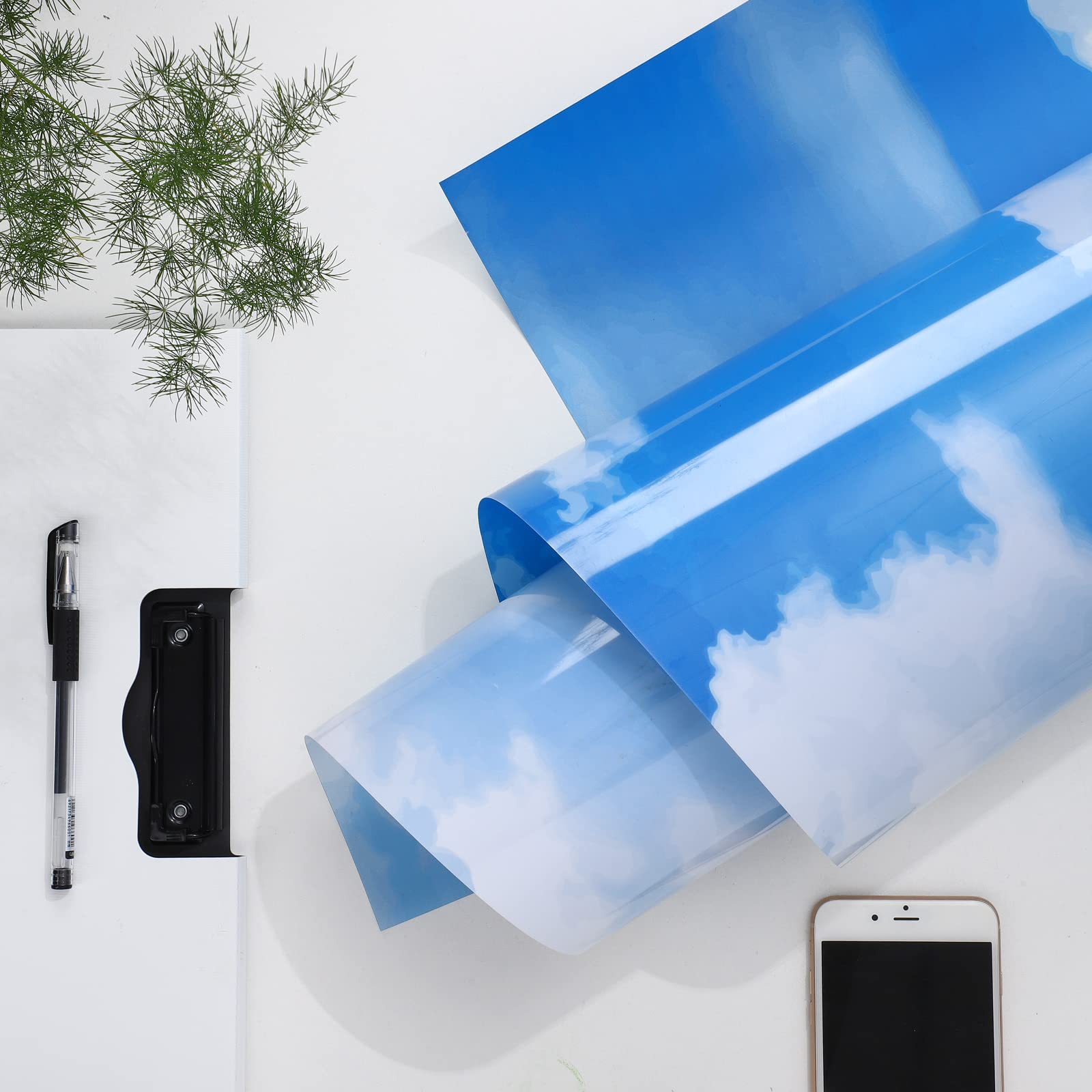 Amylove Fluorescent Light Covers 2x4 Feet Diffuser Panels Plastic Wood Finish for Classroom Office Kitchen