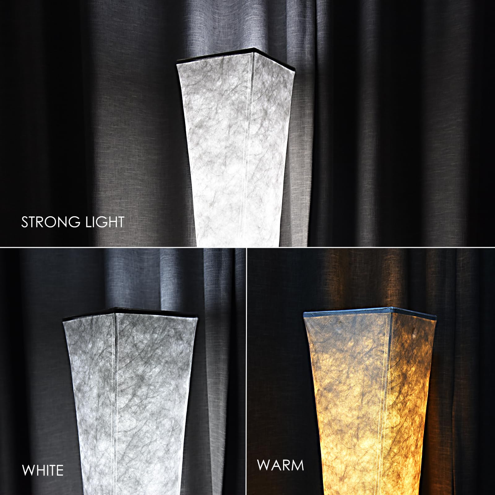 Yinghuochong RGB Color Changing LED Floor Lamp, 62in  Smart Lamp with Music Sync and APP Control, Model LAMP02, Plastic, for Living Room/Bedroom