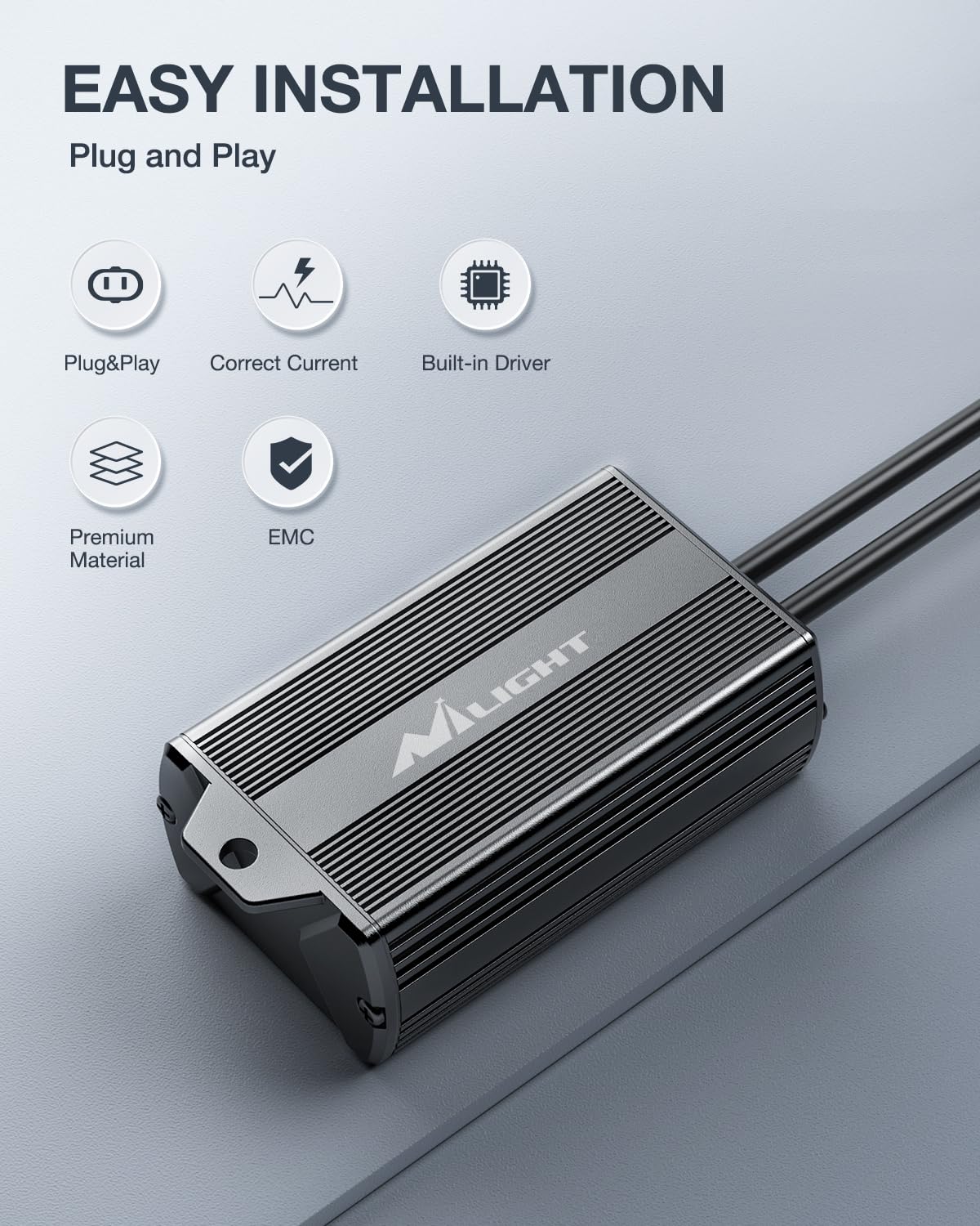 Nilight 9005/9006/9012 LED CANbus Decoder - Anti-Flickering Harness Error Free Resistor Capacitor for LED Headlight Bulb, Pack o