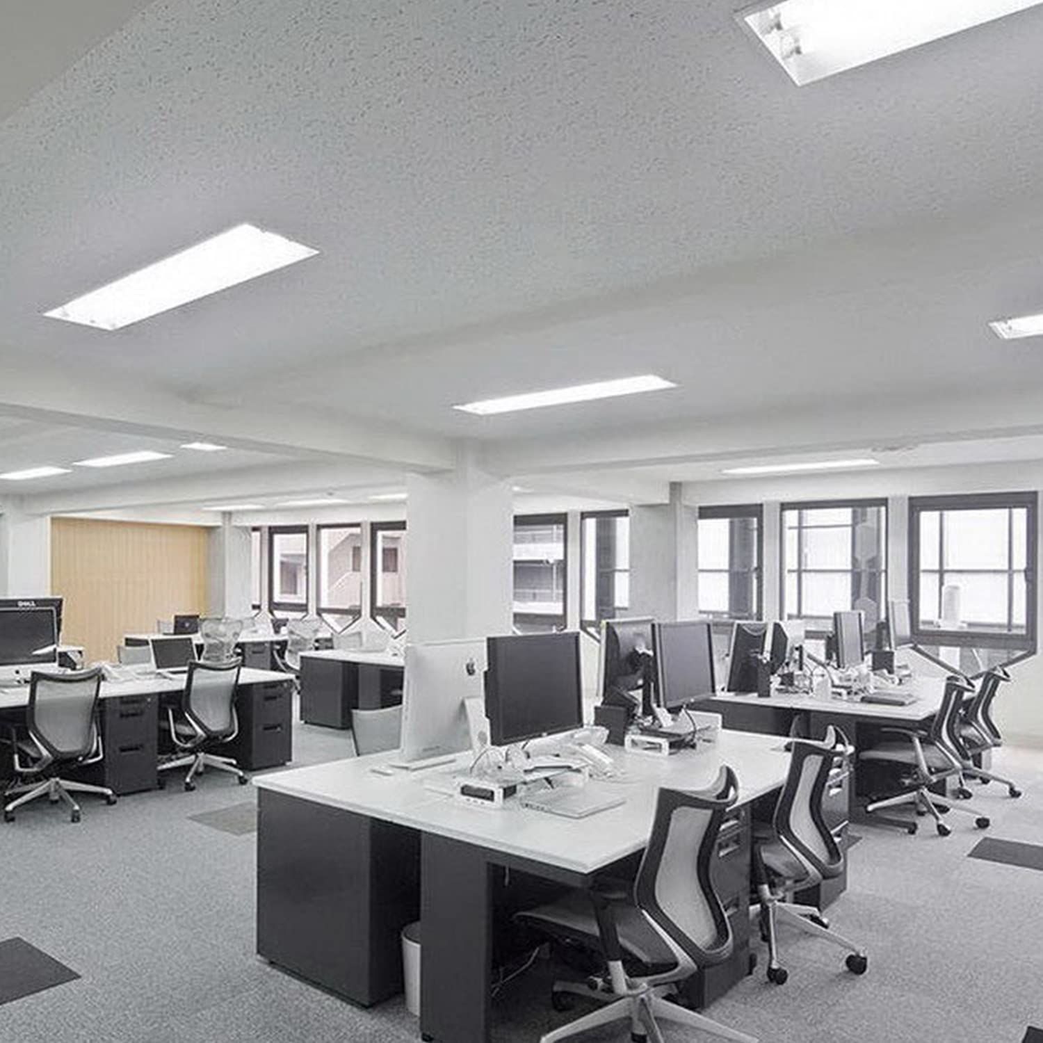 Luxrite F32T8/841 32W 48 Inch T8 Fluorescent Tube Light Bulb, 4100K Cool White, 2800 Lumens, G13 Medium Bi-Pin Base, Lr20732, 10