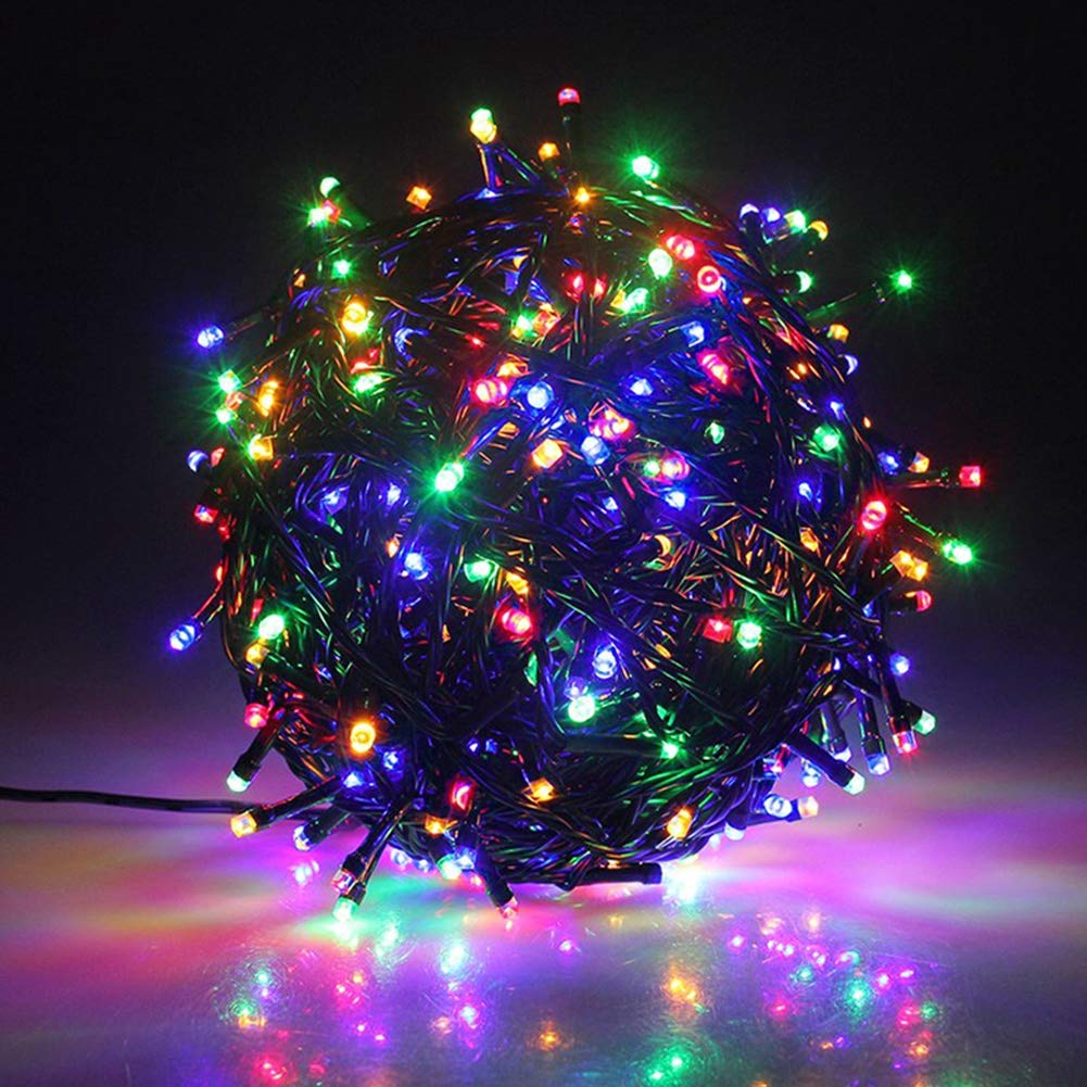 Twinkle Star Christmas Lights, 200 LED Multicolor, 66 FT, 8 Modes, Waterproof, Indoor/Outdoor, Model CL-200 C, 1 Pack