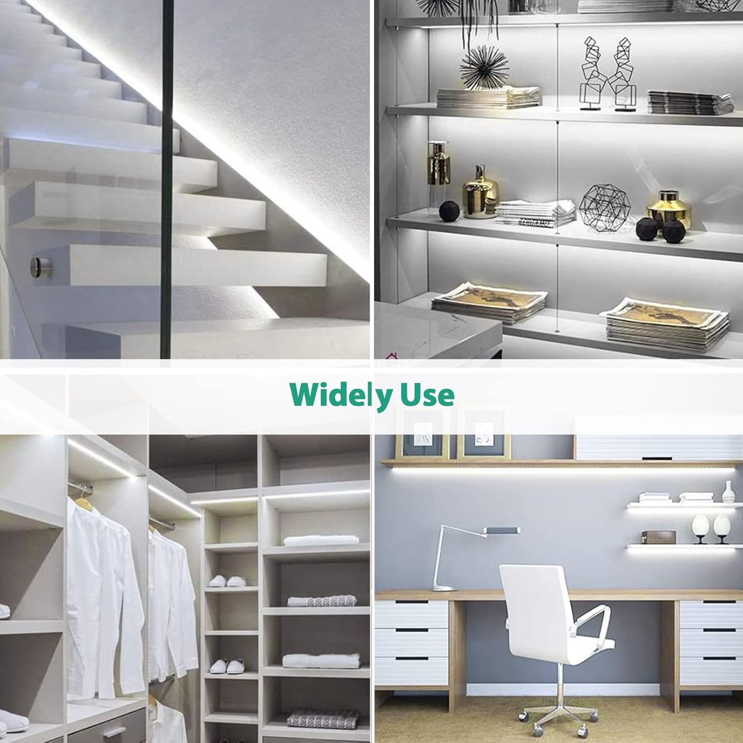 Lamomo Led Neon Lights, 32.8Ft White Dimmable Led Rope Lights, 24V Waterproof Led Strip Lights, Silicone 6000K Flexible Neon Lig