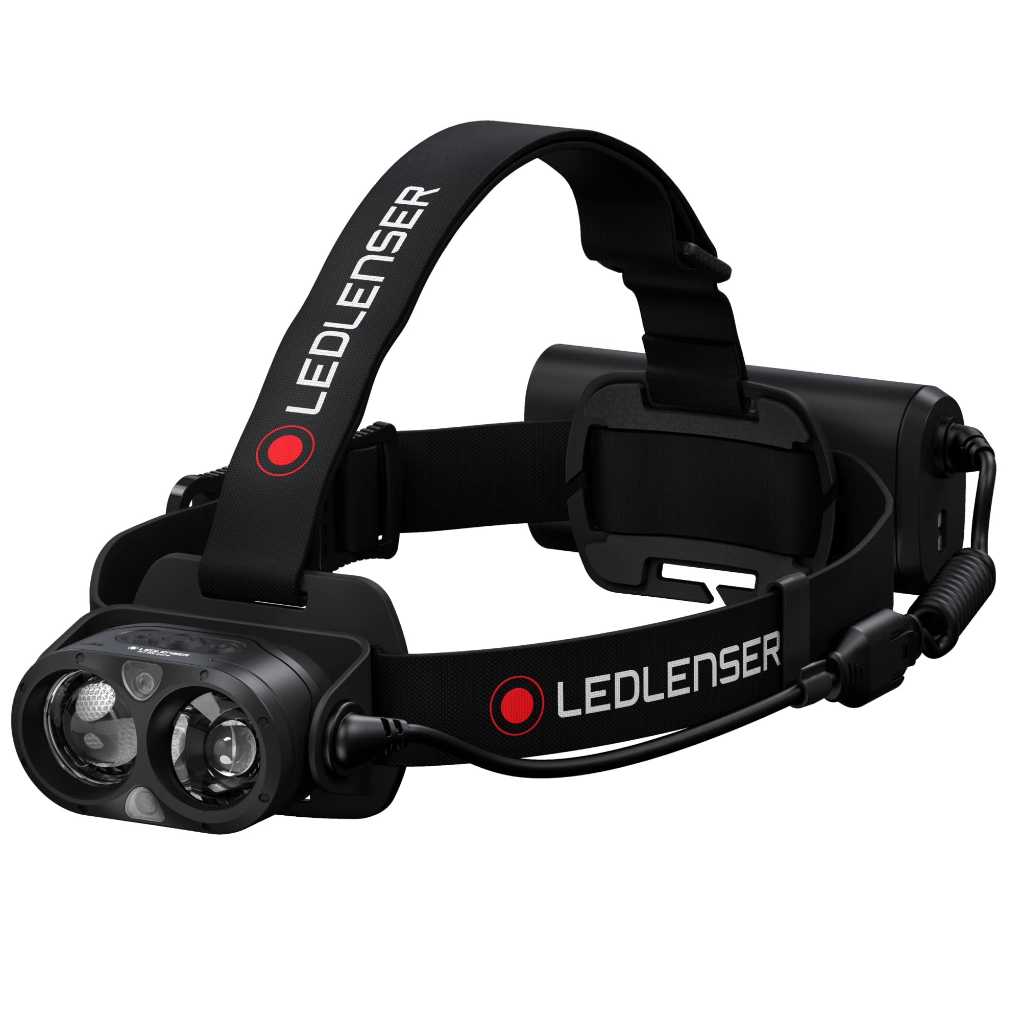 Ledlenser, H19R Core Rechargeable Headlamp, LED Light for Home and Emergency Use, Black