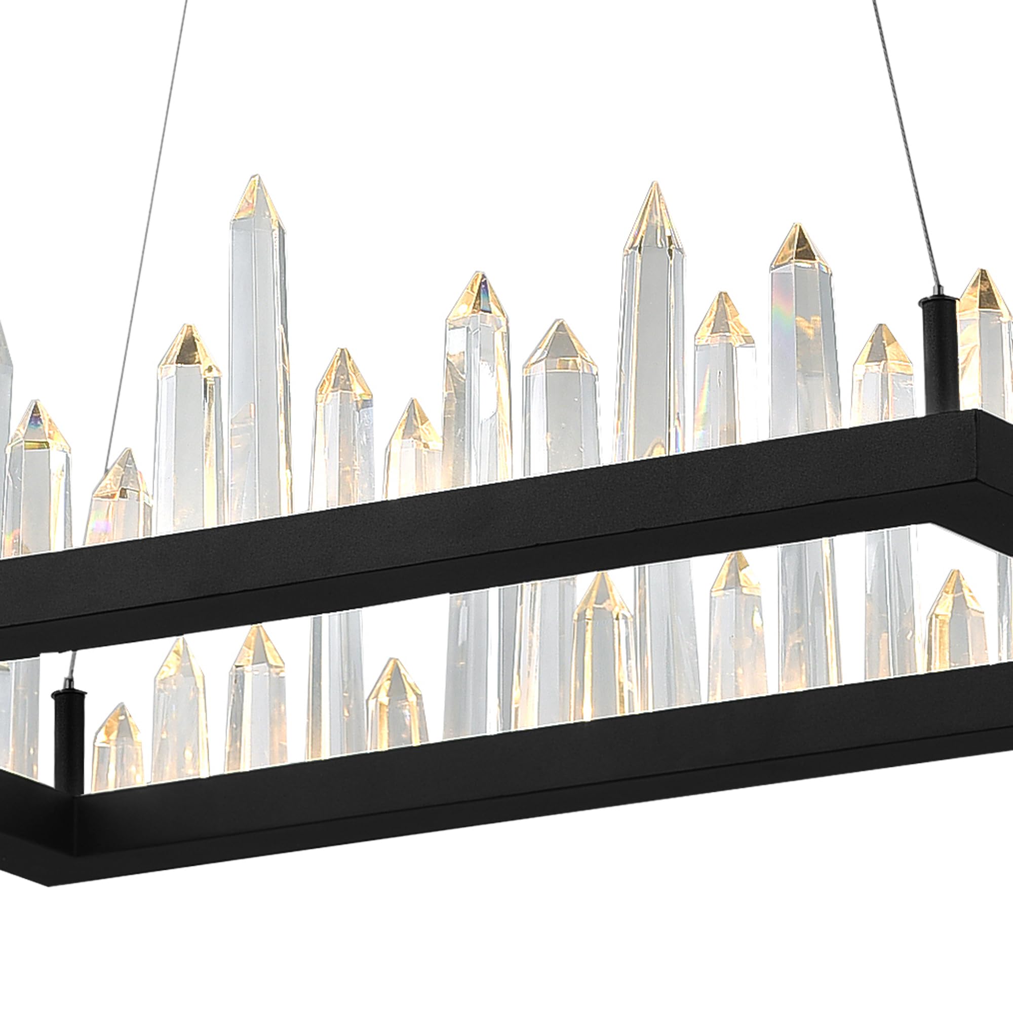 CWI Lighting 1043P32-101-RC LED Chandelier with Black Finish