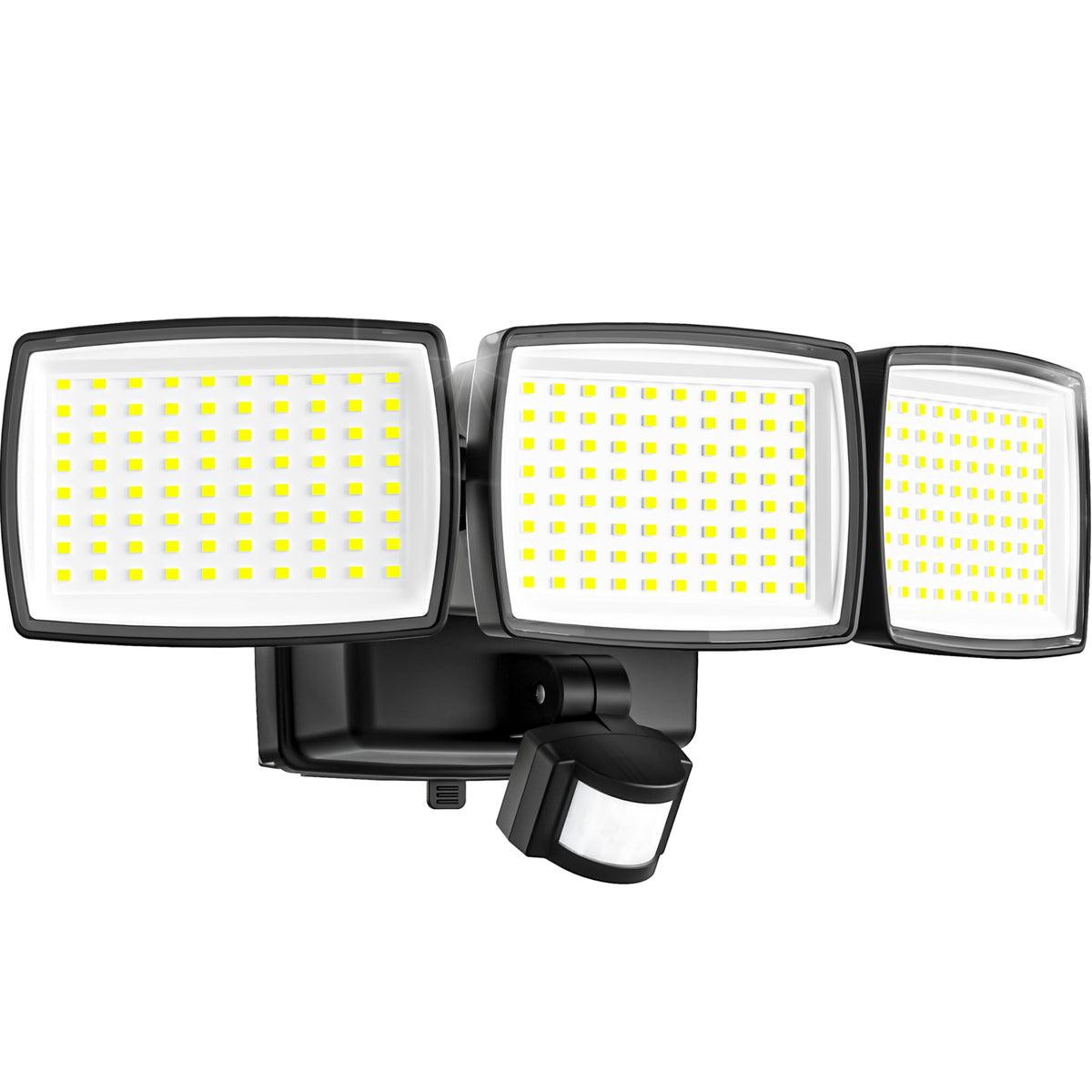 Battery Powered Motion Sensor Outdoor Lights, 1500LM Flood Lights IP65 Waterproof Security Light Motion Detector Lights Wireless