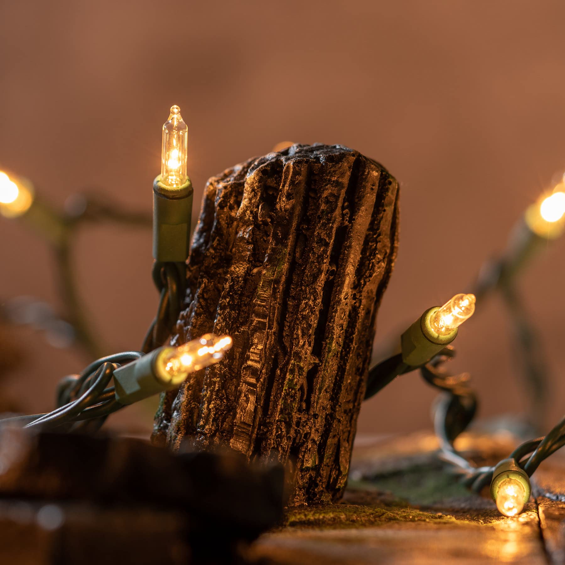 Yuletime 200 Clear Christmas Lights With Green Wire, Pack Of 2 Strands Of 21 Ft 100 Count Ul Certified Incandescent Mini String