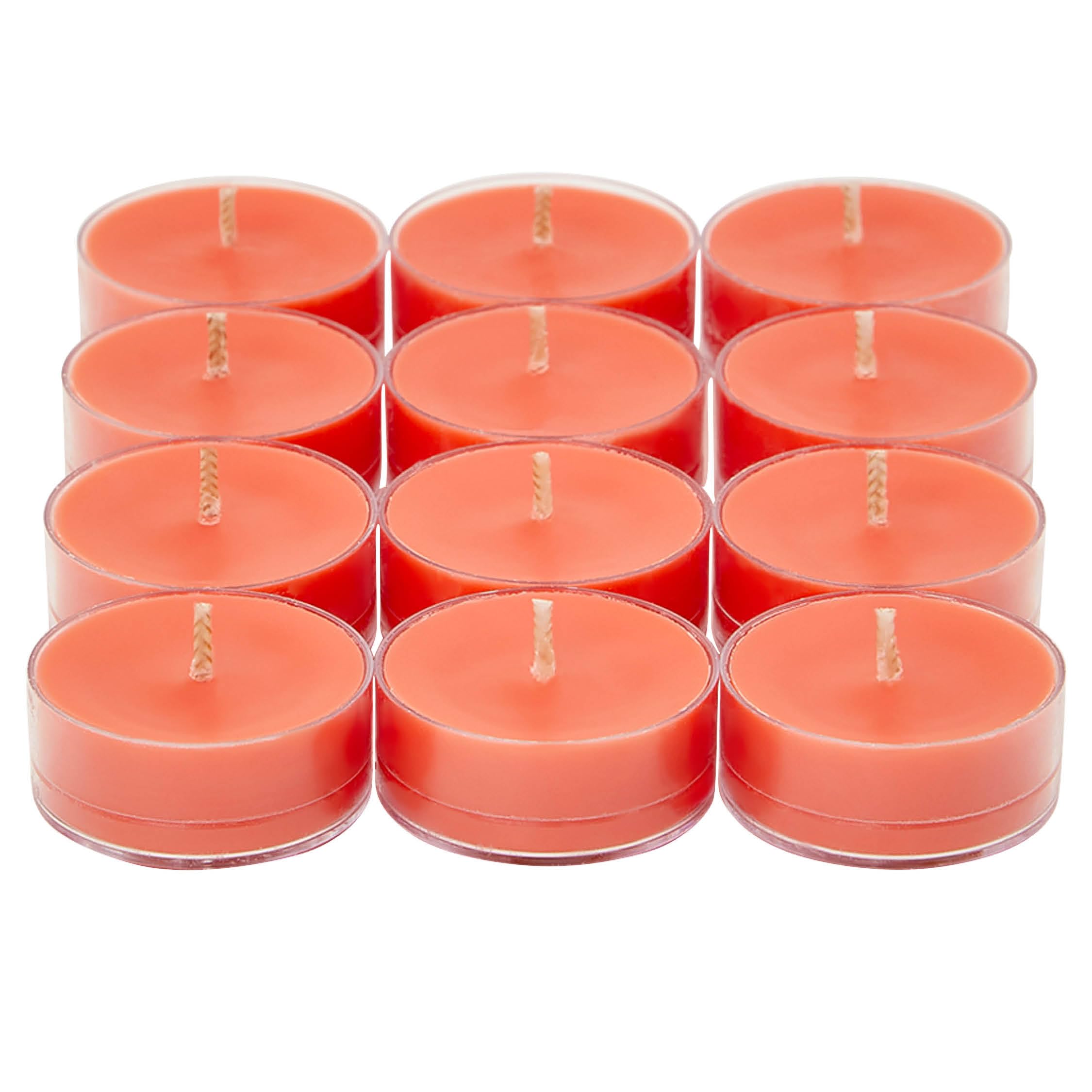 Partylite Set Of 12 Tea Lights Candles  G fruit & Rosemary Scent  Aromatherapy Scented Candles Gift Set  Up To 4 To 6 Hours Burn Time