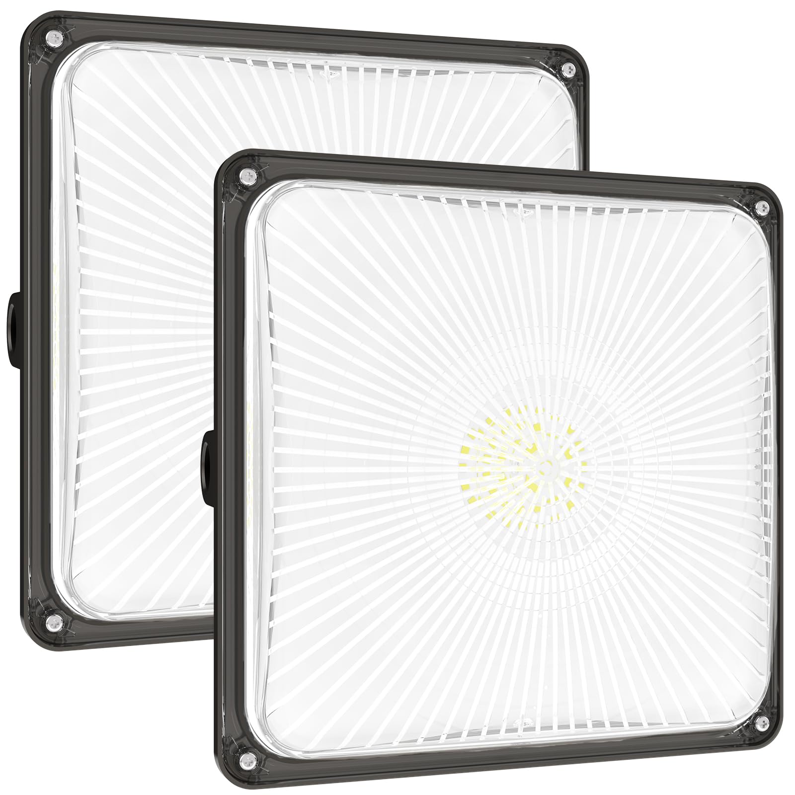 HYPERLITE LED Canopy Light 60W 2-Pack, 5000K Daylight, Bronze, Aluminum, Model CN-MS-60W-57-2PACK