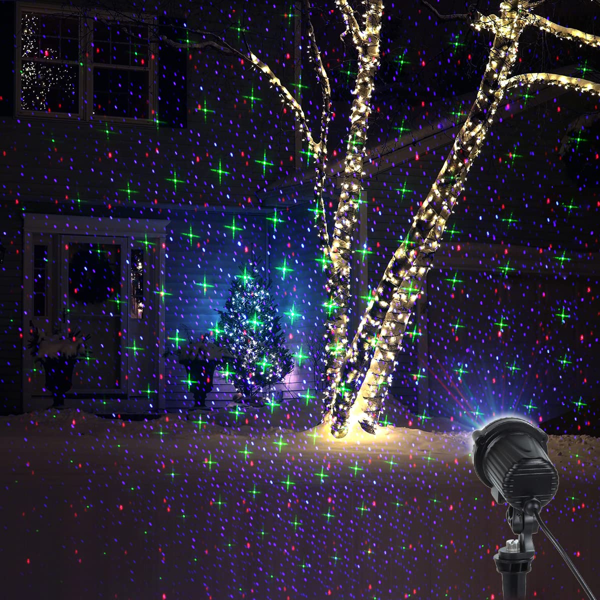 Mhazdze Outdoor Christmas Laser Light