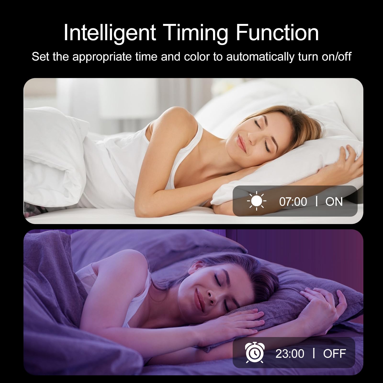 Hbowmdjia 150 Ft Led Strip Lights For Bedroom (2 Rolls 75 Ft) With Remote And Application Controlled Smart Led Lights, Music Syn