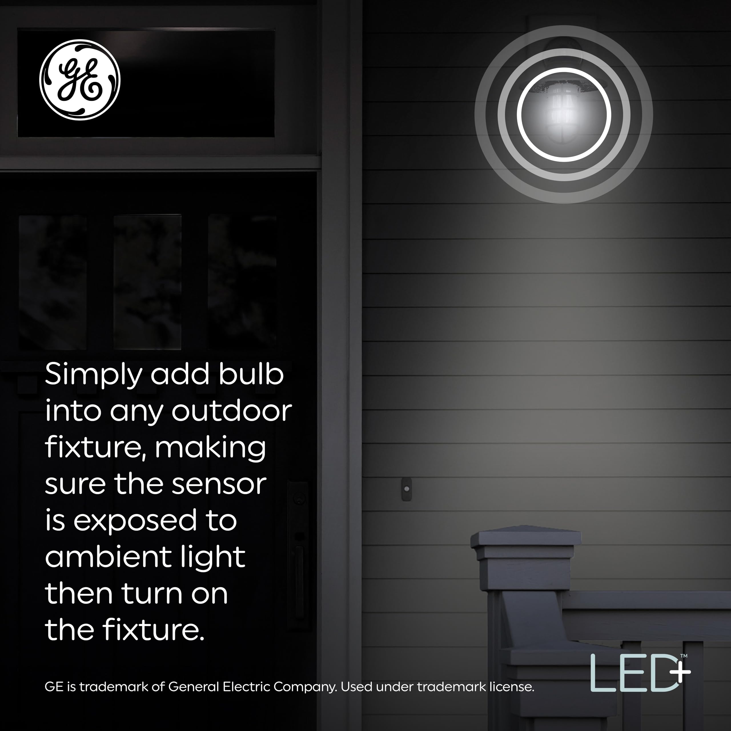 Ge Led+ Ca11 Dusk To Dawn Led Light Bulbs, Automatic On/Off Outdoor Security Lights, Soft White, E26 Medium Base (2 Pack)