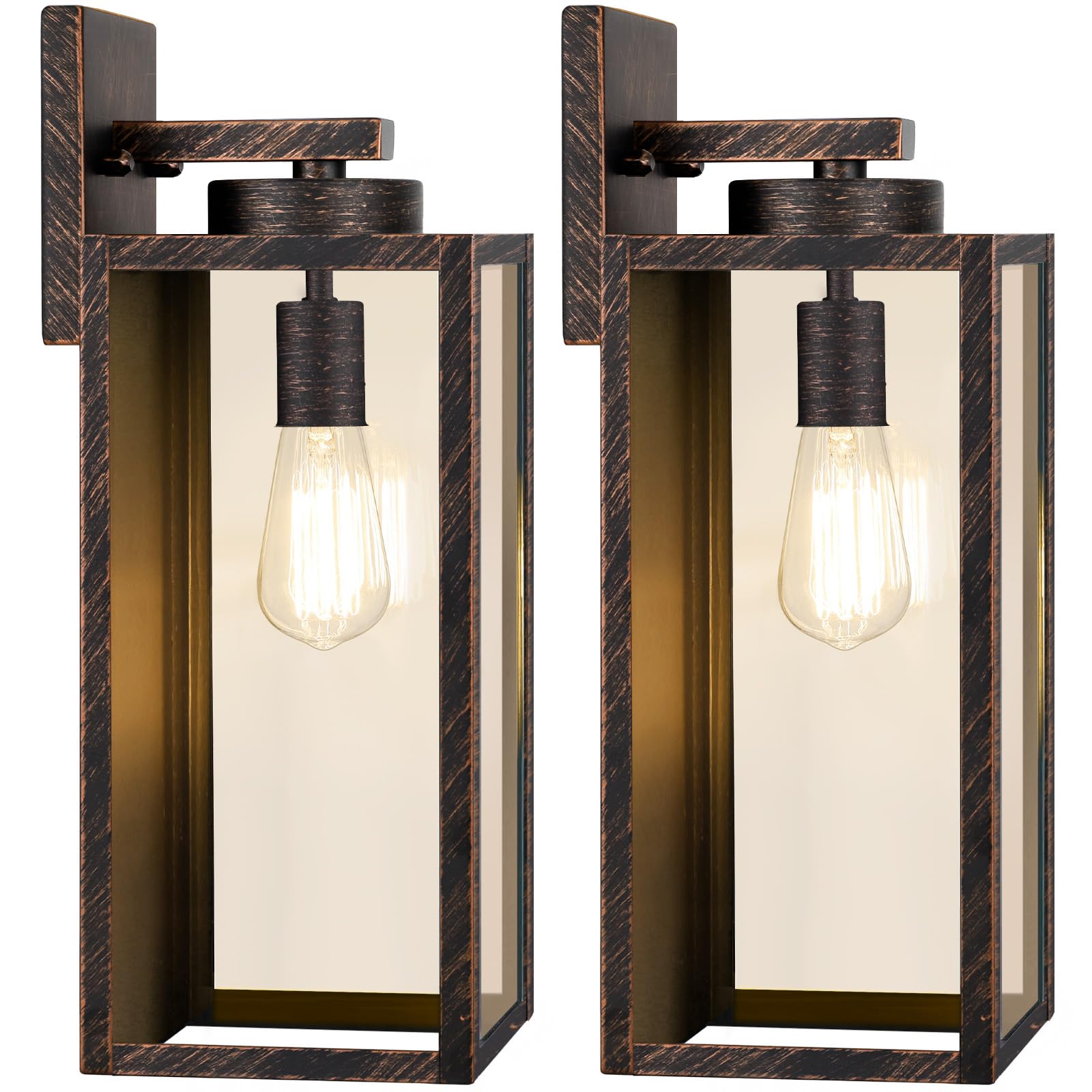 Large Size Outdoor Wall Light Fixtures, Exterior Lighting Fixtures Porch Sconces Wall Mounted, Waterproof Outdoor Wall Lanterns,