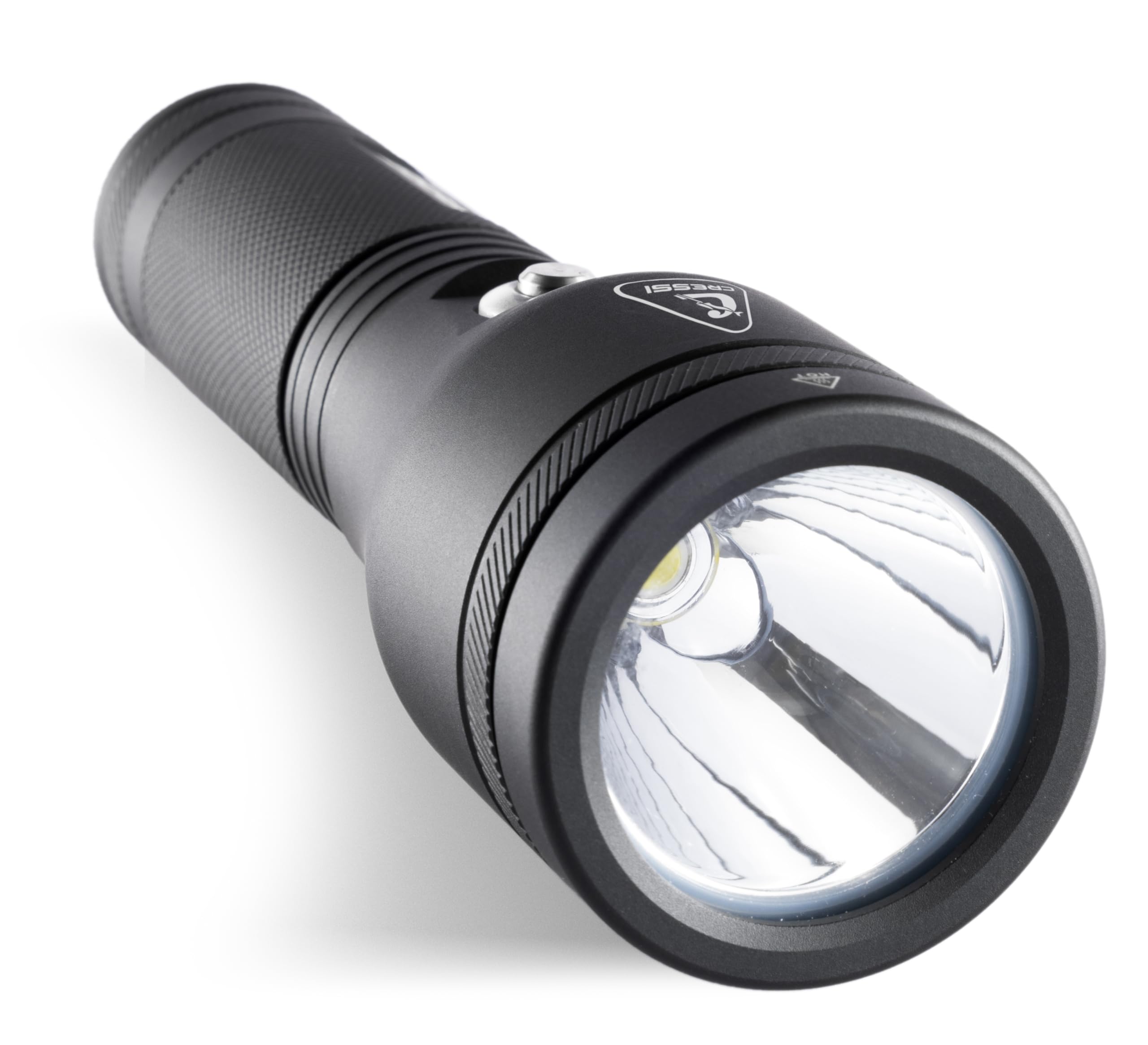 Cressi Underwater Torch for Brightening and Enhancing Underwater Views- Durable and Lightweight, Astra, Black, 2100 lm