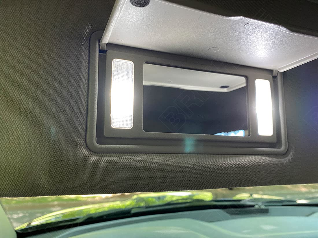 Brishine White Interior Led Lights Kit For Dodge Ram 2009 2010 2011 2012 2013 2014 2015 2016 2017 2018 Super Bright 6000K Led Interior Light Bulbs Package + License Plate Lights And Install Tool