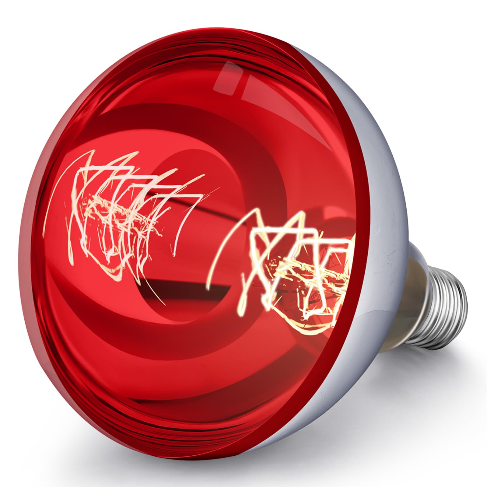 Vihose Instructions.pdf VIHOSE 250W Heat Lamp Bulb, Red Incandescent R40, E26 Base, Glass, Mod ...
