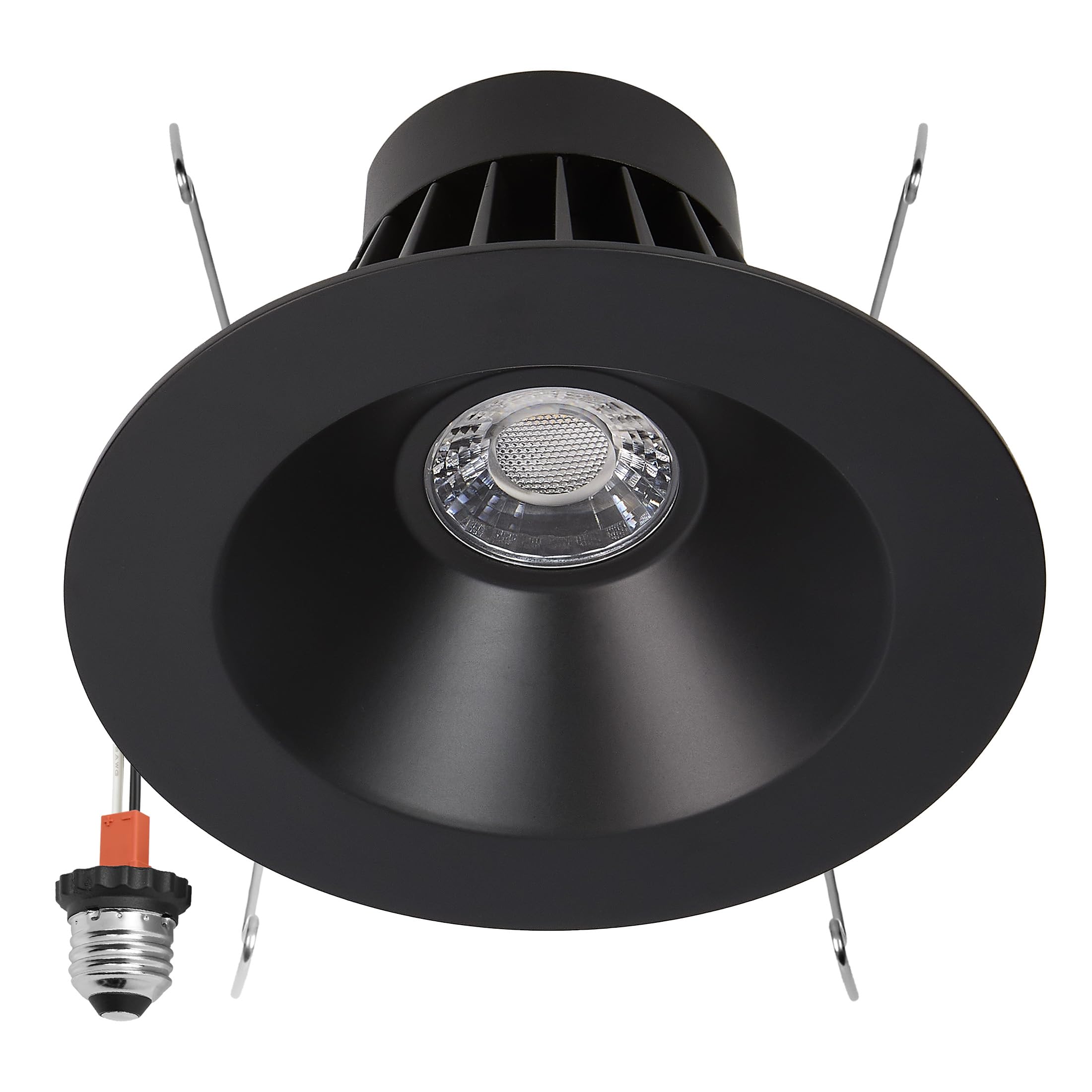 Maxxima 6 in. Retrofit Recessed Anti-Glare LED Downlight, 1200 Lumens, 5 Color Temperature Selectable 2700K/3000K/3500K/4000K/50