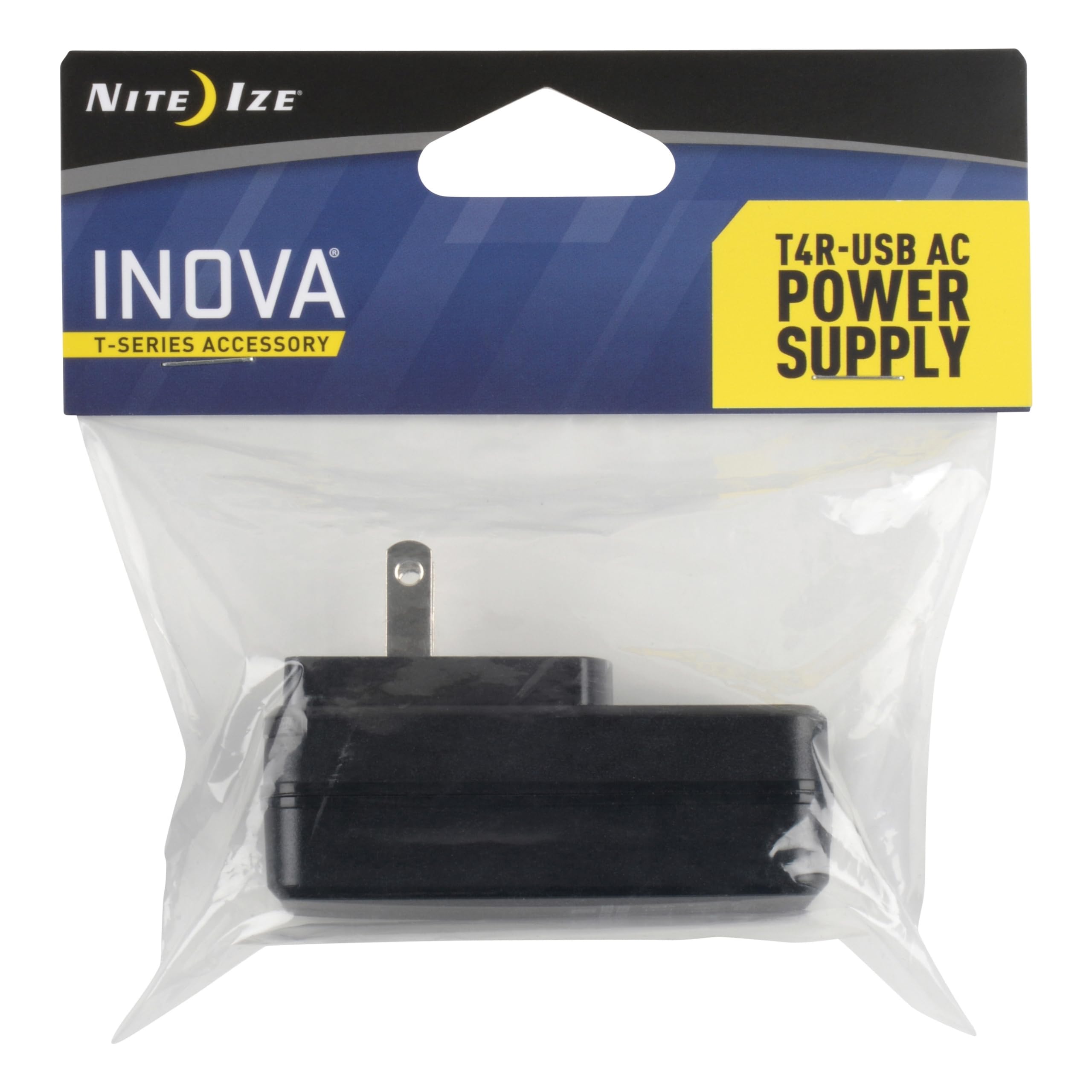 Nite Ize INOVA T4R USB AC Power Supply - 100-240v Compatible Adapter Wall Charger for INOVA Flashlight - Reliable & Durable Char