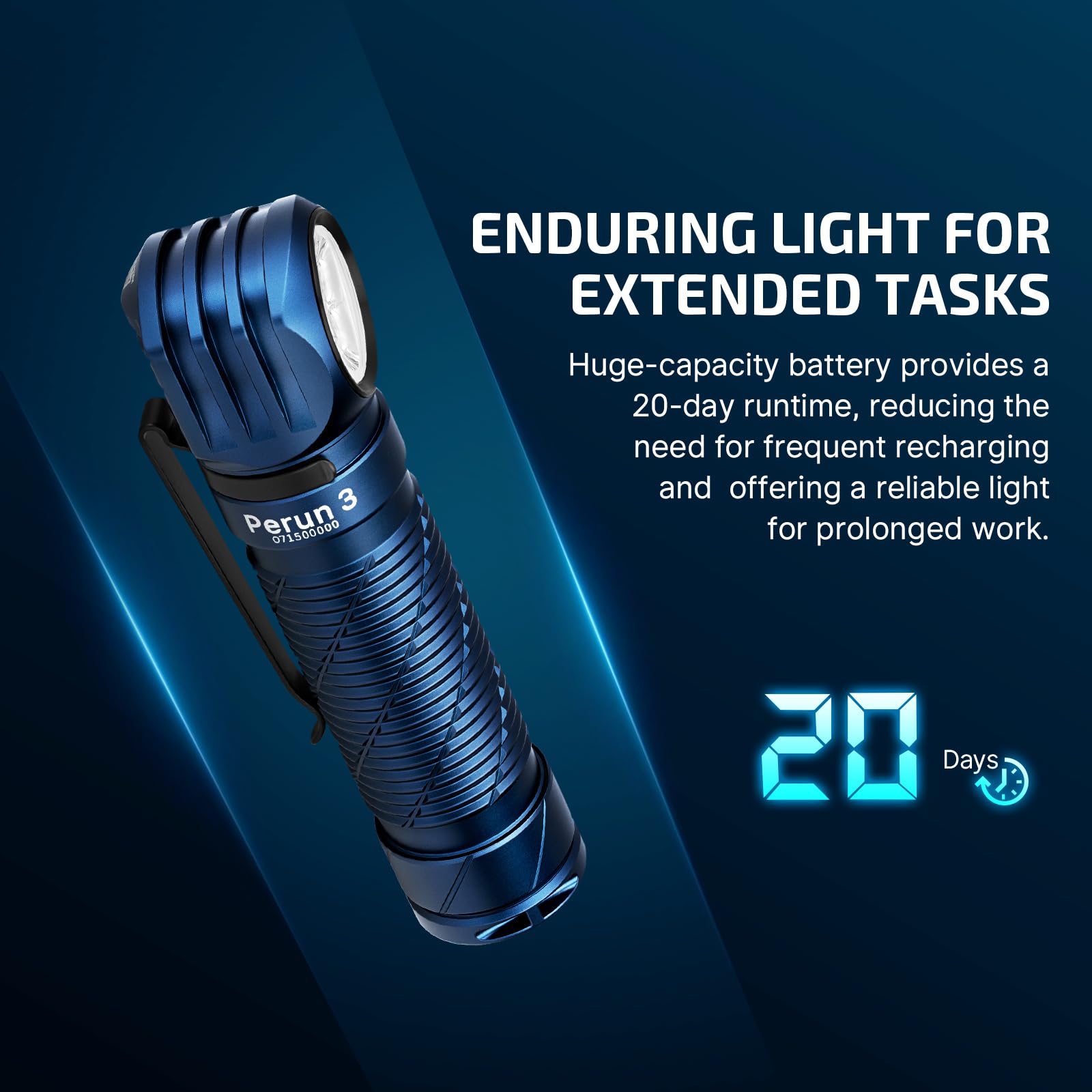 Olight Perun 3 Rechargeable Headlamp Flashlight, 3000 Lumens Led Headlight With Red Light, Waterproof Head Lamp With Headband Fo