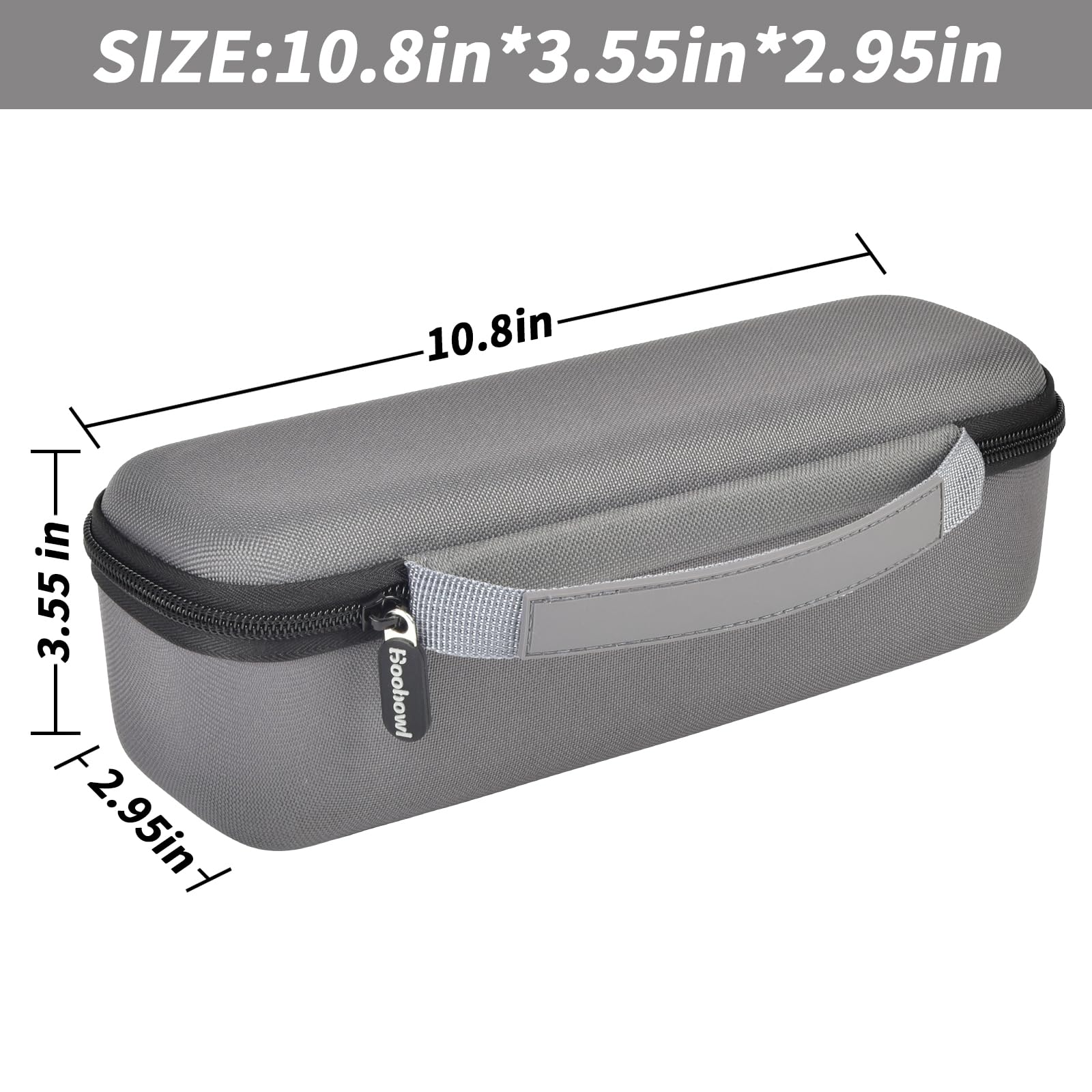Boobowl Camping Lantern Case - Grey, 132 Cubic Inches, EVA Material, Compatible with BYSOU/AsFrost/SupeDesk/Outask