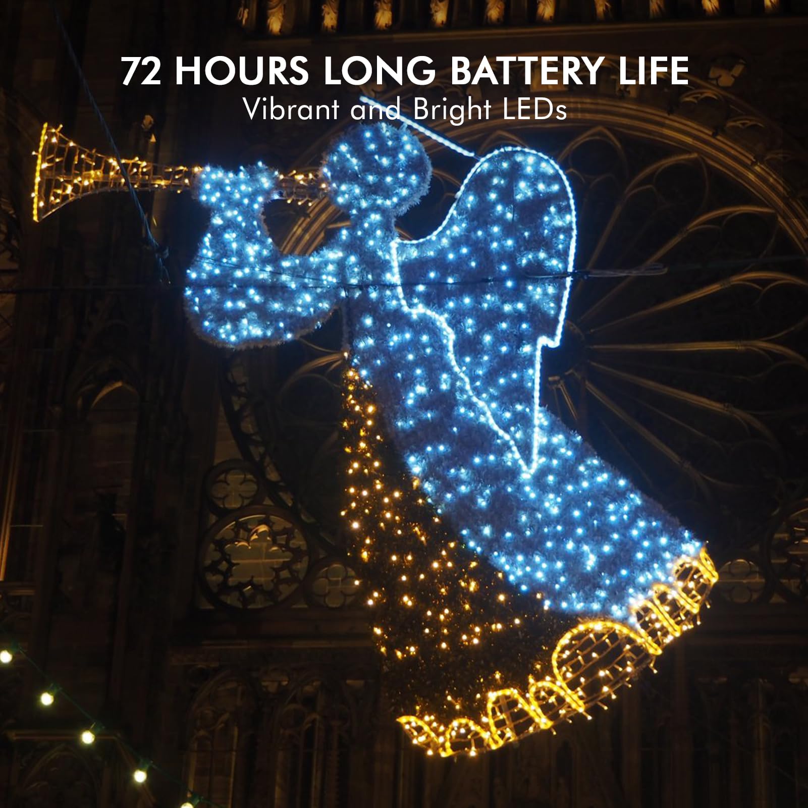 12 Pack Blue Fairy Lights Battery Operated, 7Ft 20Led Valentines Day Lights Battery Operated Waterproof Silver Wire For Diy Mason Jar Bedroom Birthday Wedding Christmas Decorations String Lights